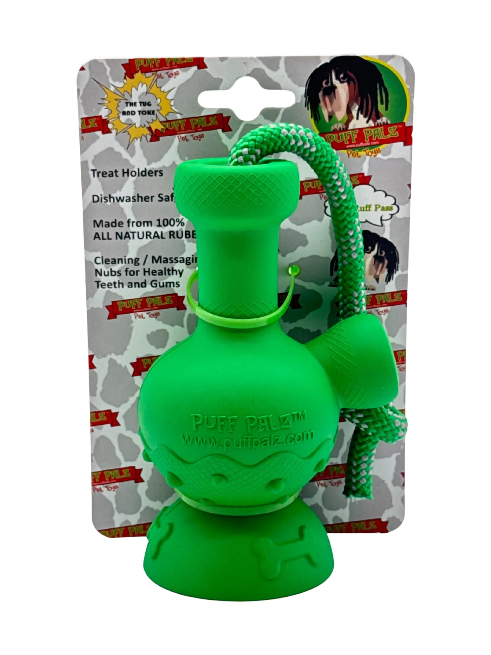 PUFF PALZ Tug & Toke Hundespielzeug Bong-Form klein