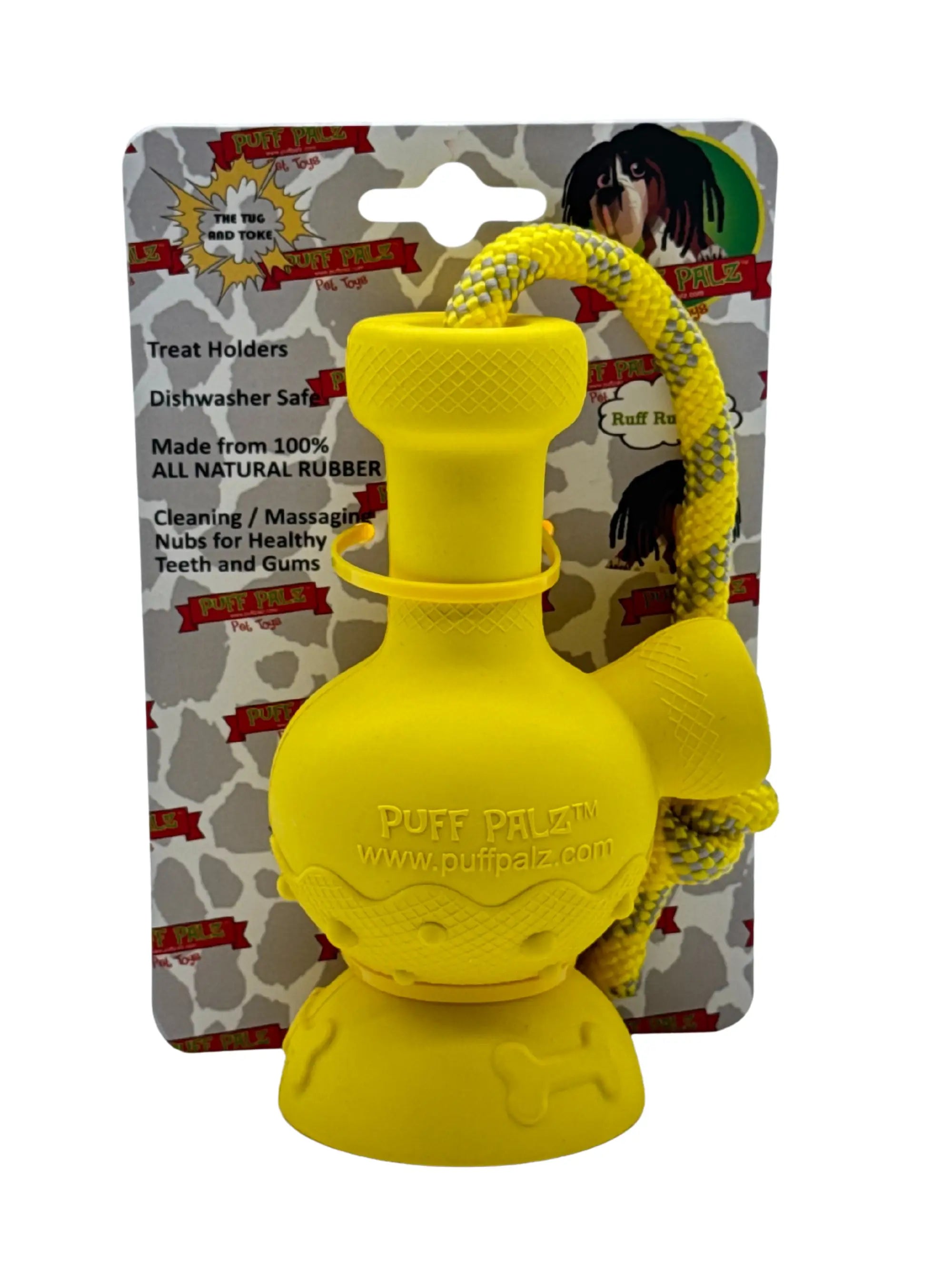 PUFF PALZ Tug & Toke Hundespielzeug Bong-Form klein