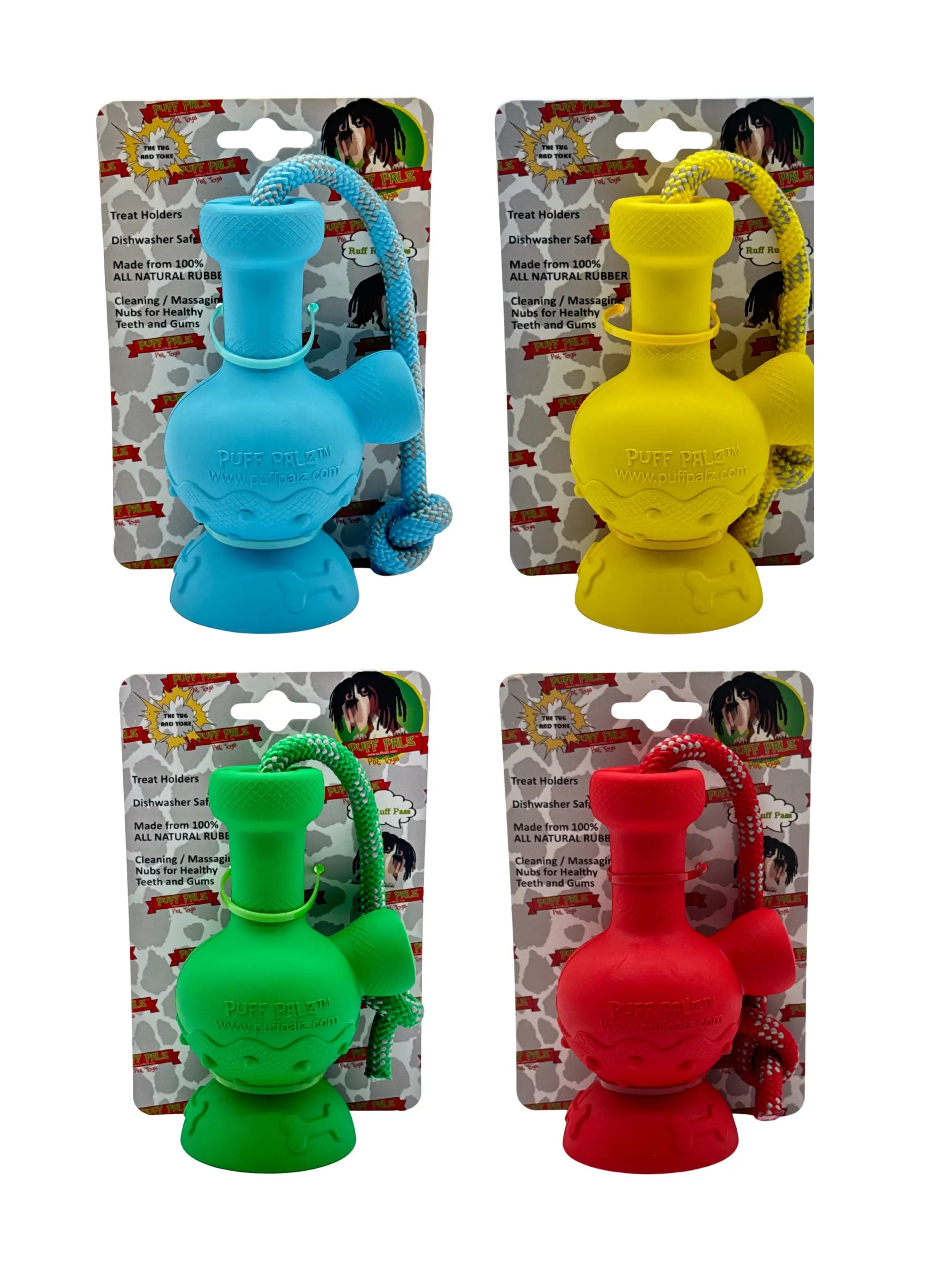 PUFF PALZ Tug & Toke Hundespielzeug Bong-Form klein