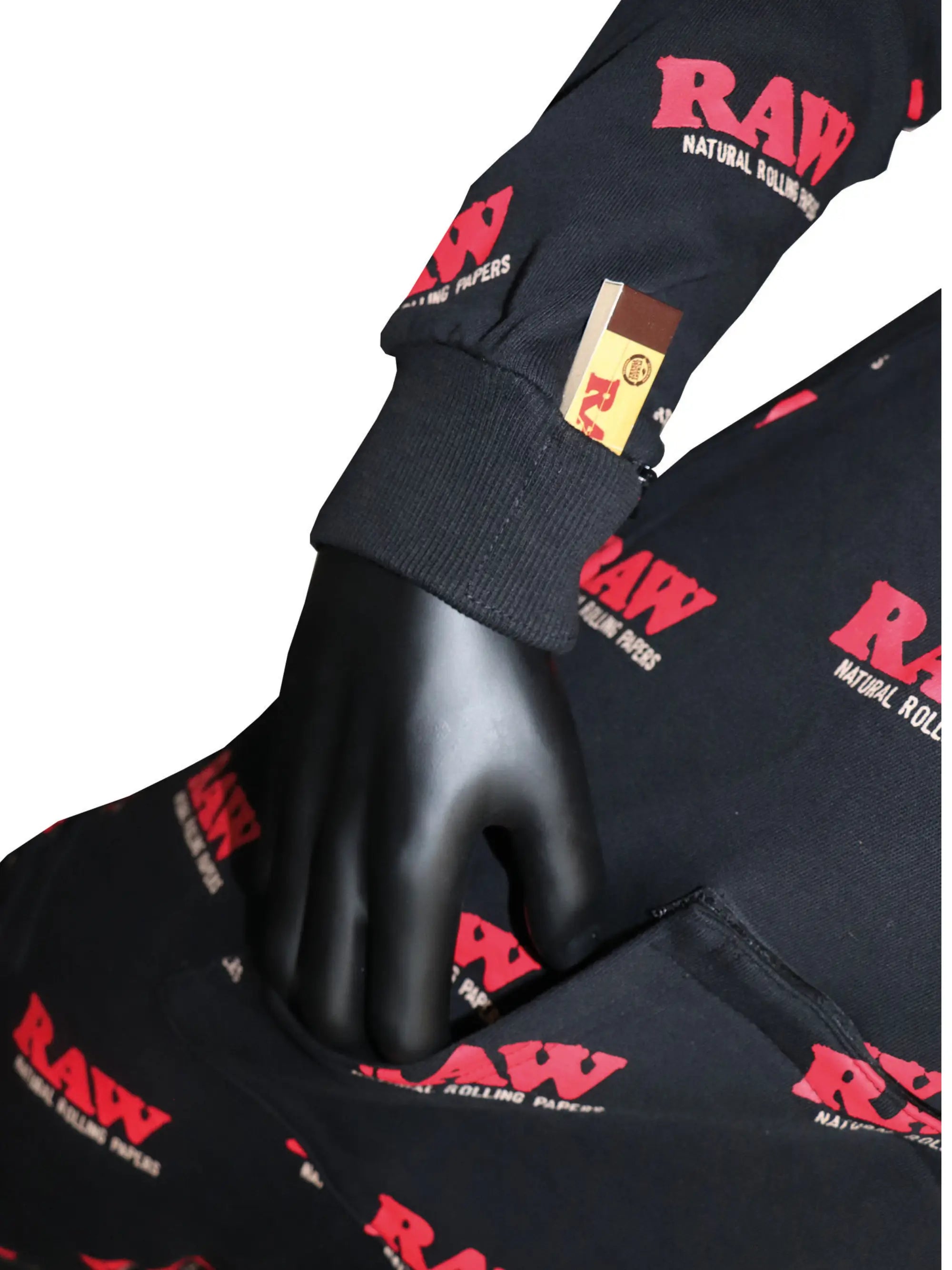 RAW Black Onesie – Schwarz/Rot