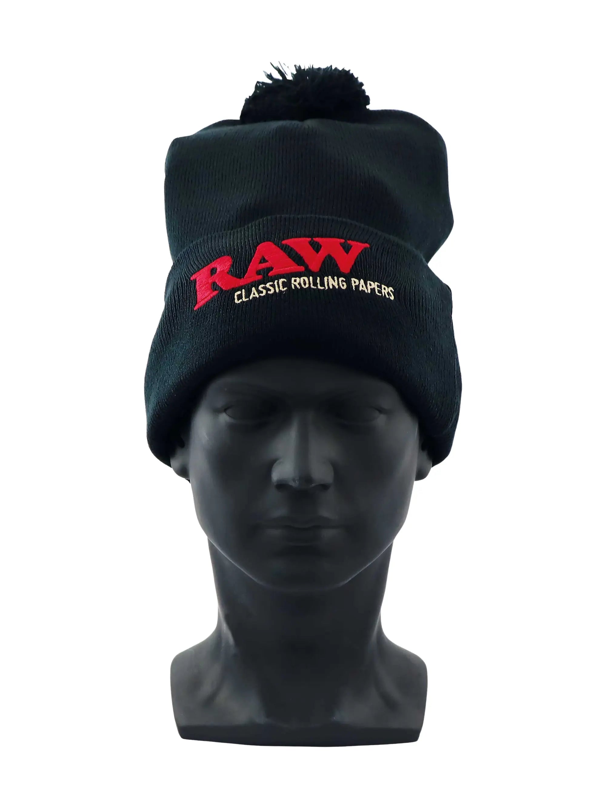 Rolling Papers × RAW Winter Mütze Schwarz