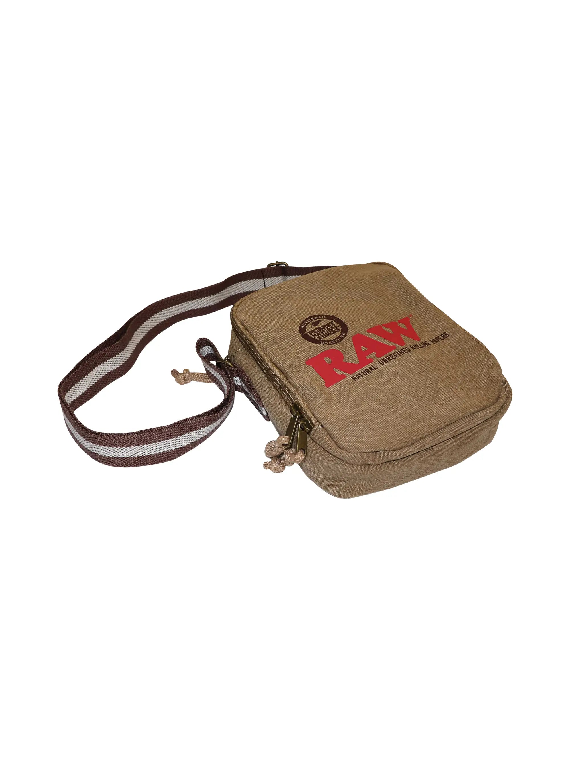 Rolling Papers x RAW Schultertasche Braun