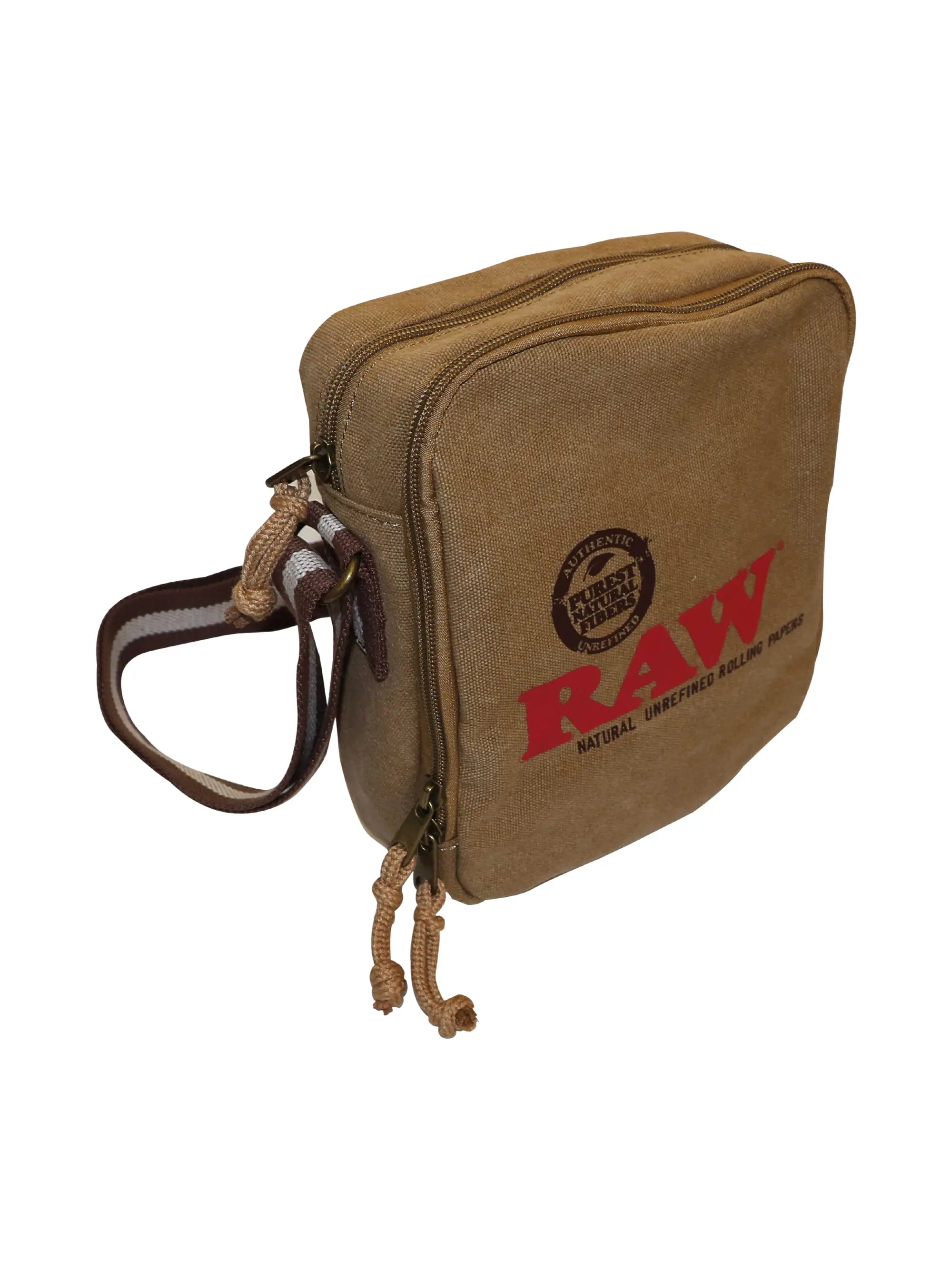 Rolling Papers x RAW Schultertasche Braun