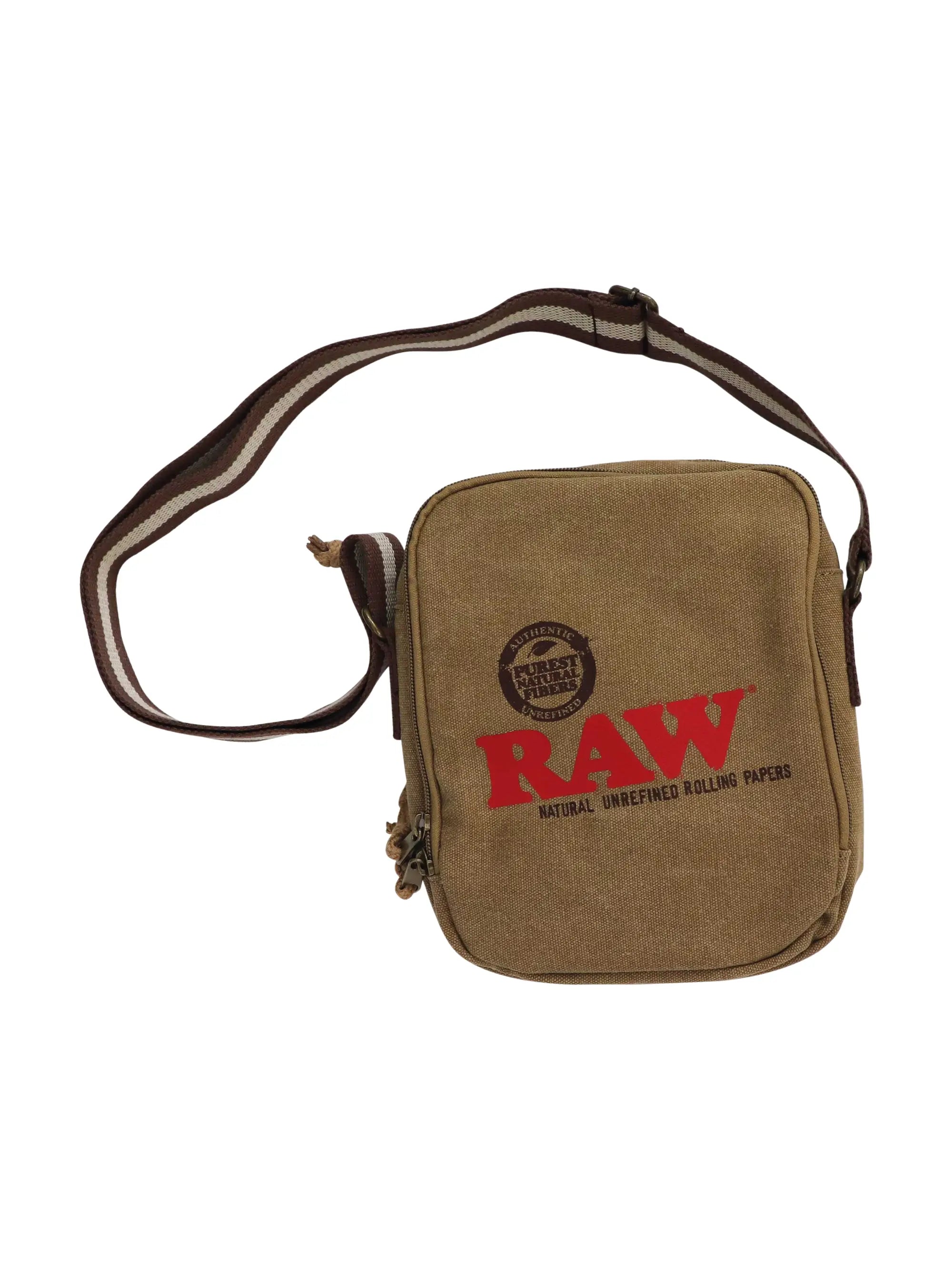 Rolling Papers x RAW Schultertasche Braun