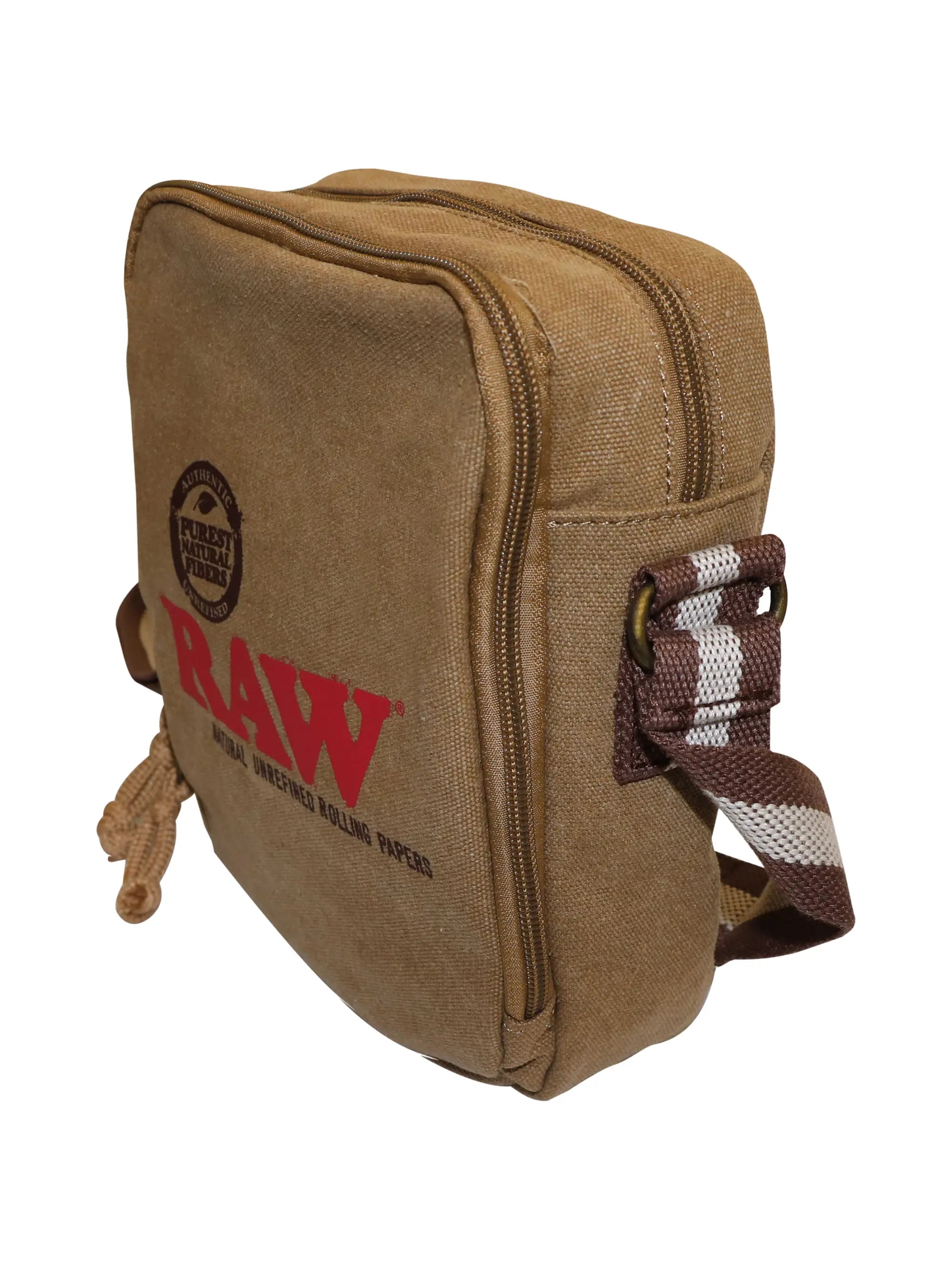 Rolling Papers x RAW Schultertasche Braun