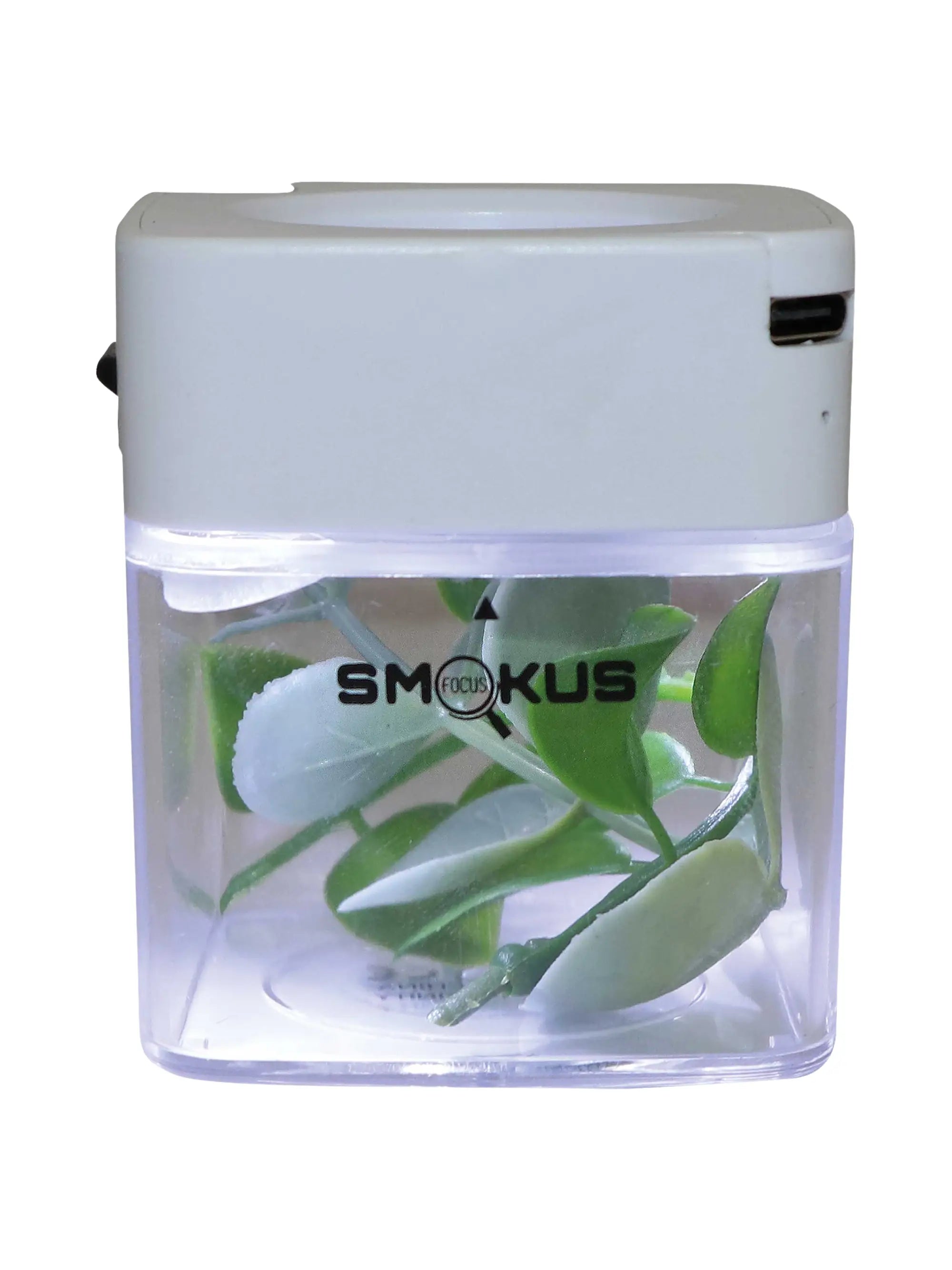 Smokus Focus Comet Infinity Aufbewahrungsglas mit LED & Lupe
