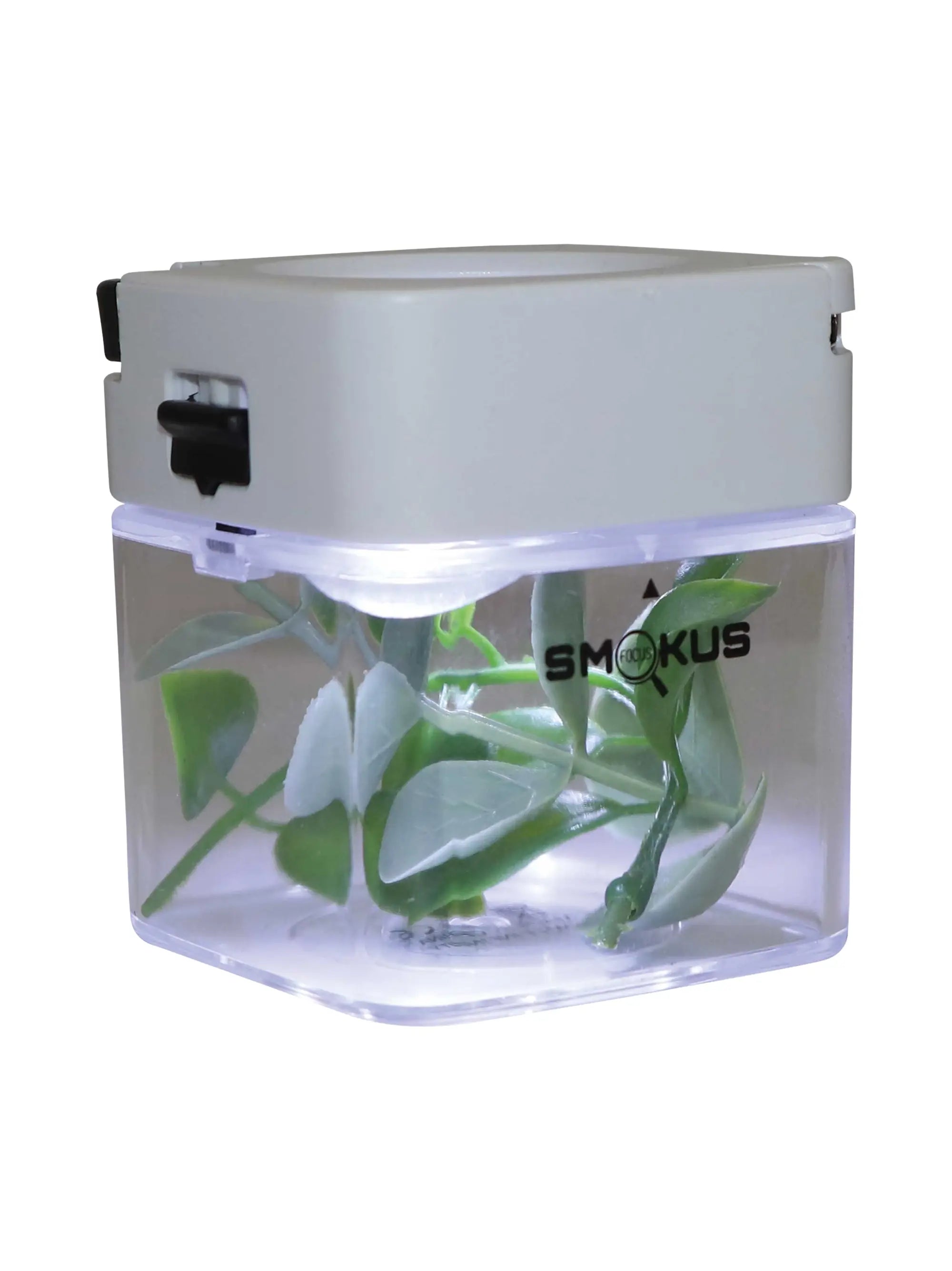 Smokus Focus Comet Infinity Aufbewahrungsglas mit LED & Lupe