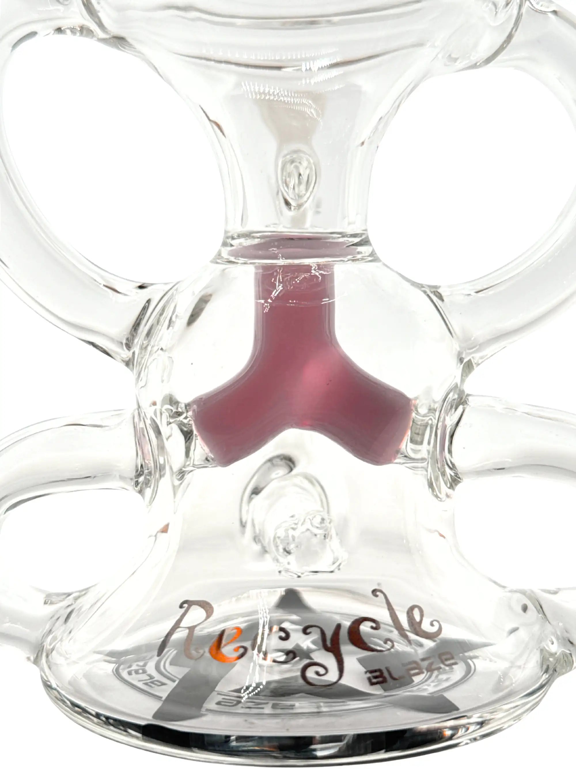 BLAZE GLASS Dab Rig Recycle Pink