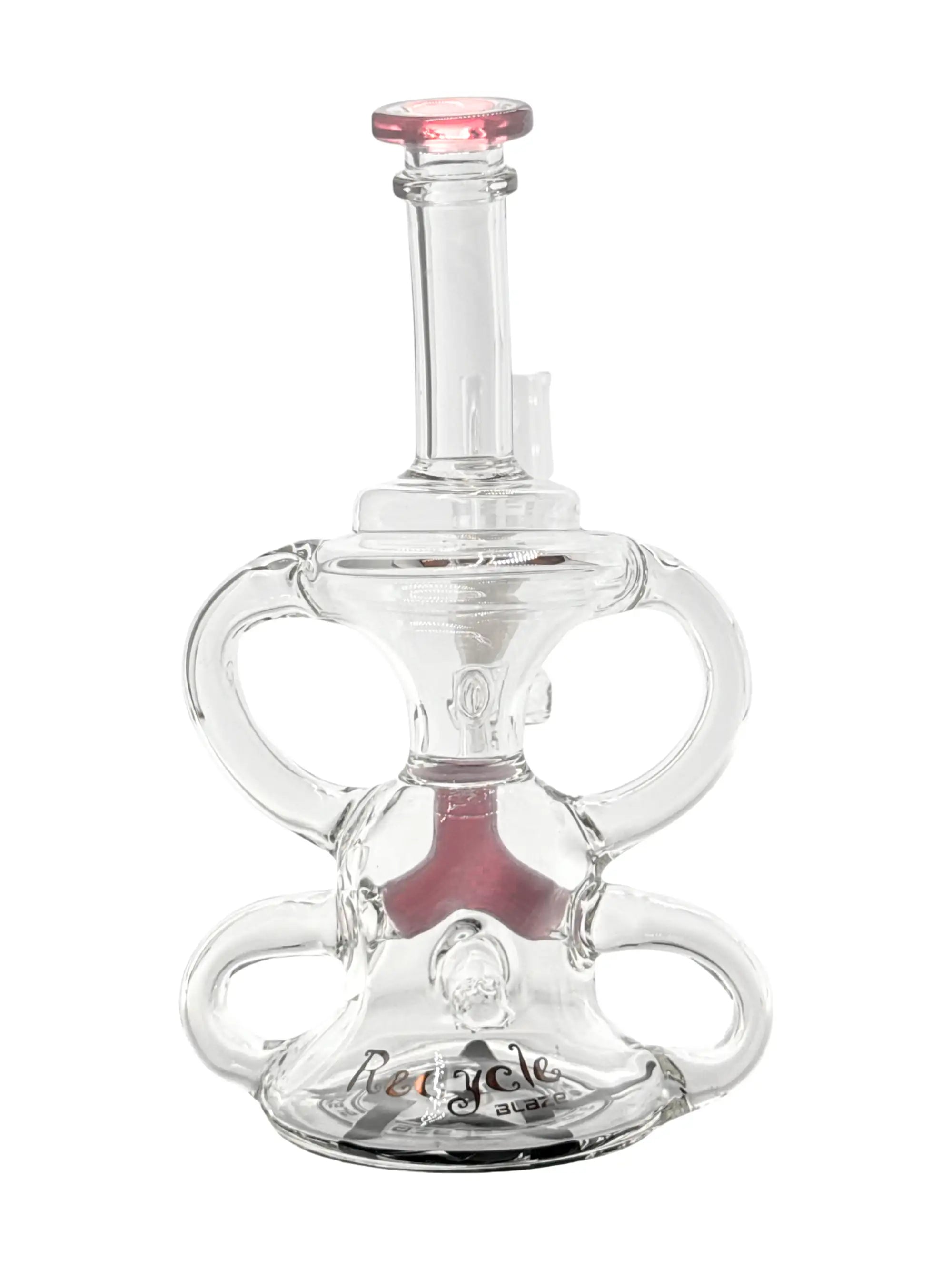 BLAZE GLASS Dab Rig Recycle Pink