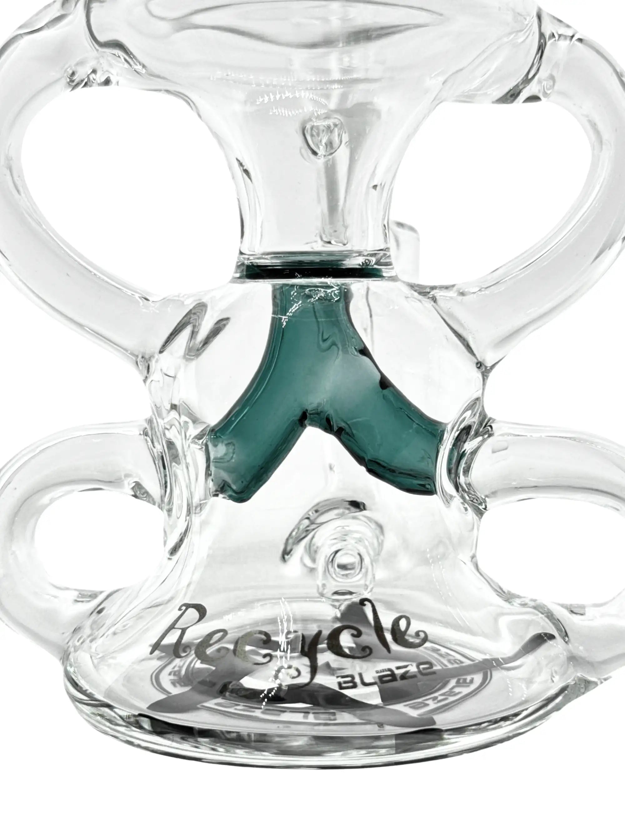 BLAZE GLASS Dab Rig Recycle Türkis
