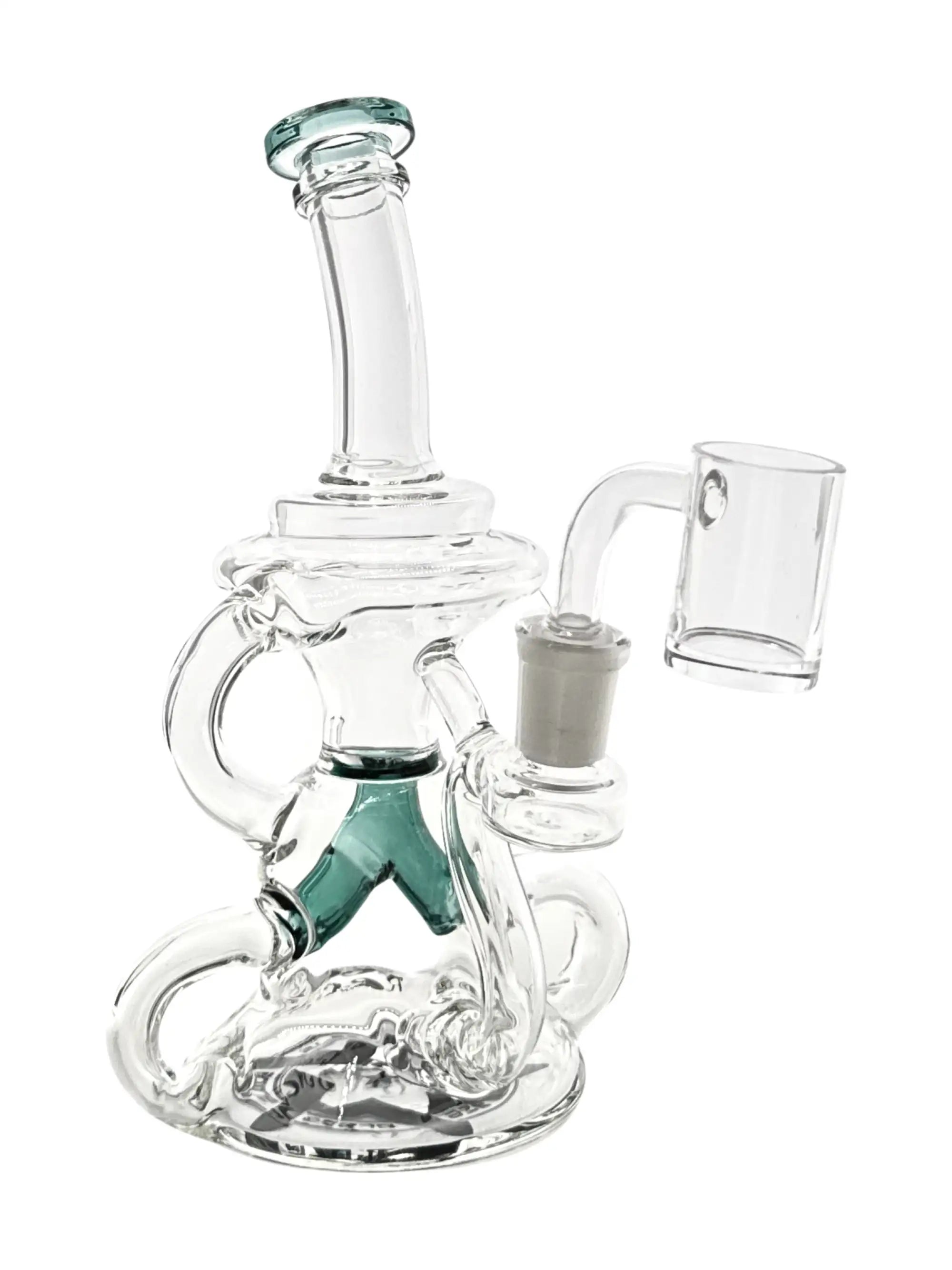 BLAZE GLASS Dab Rig Recycle Türkis