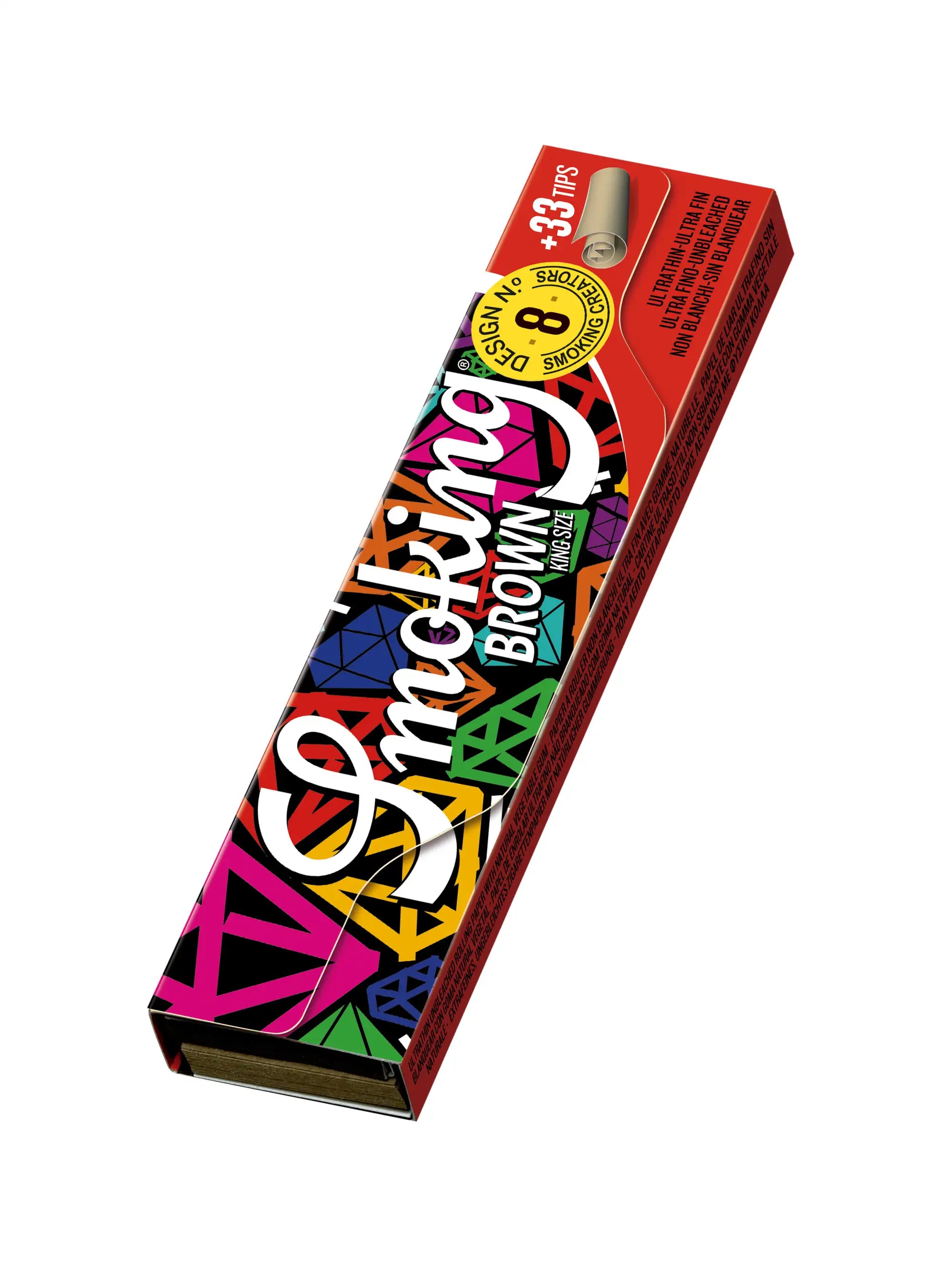 Smoking Brown King Size Papers + Tips "Creator" Edition 8