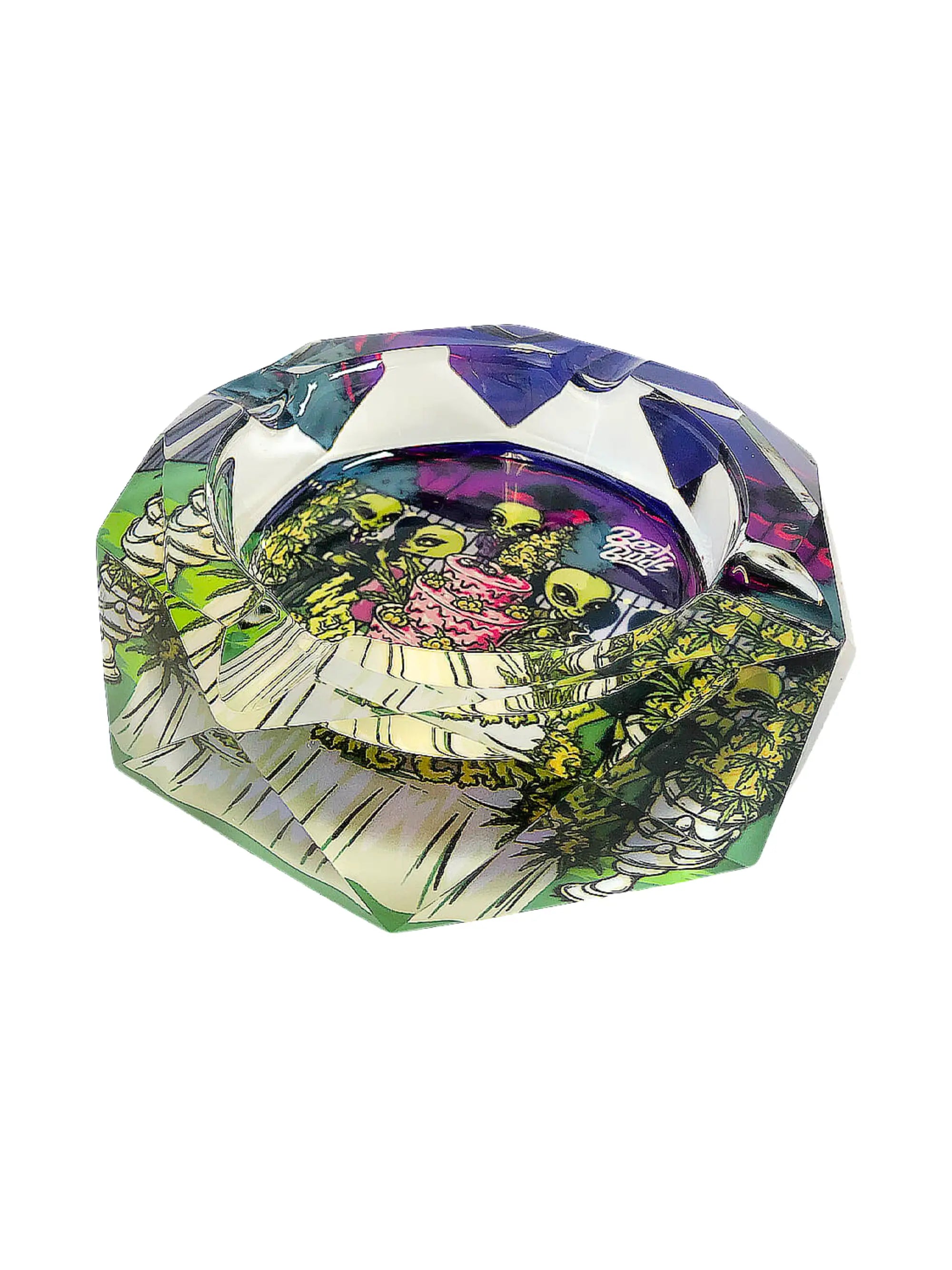 Best Buds Crystal Aschenbecher mit Geschenkbox Wedding Cake