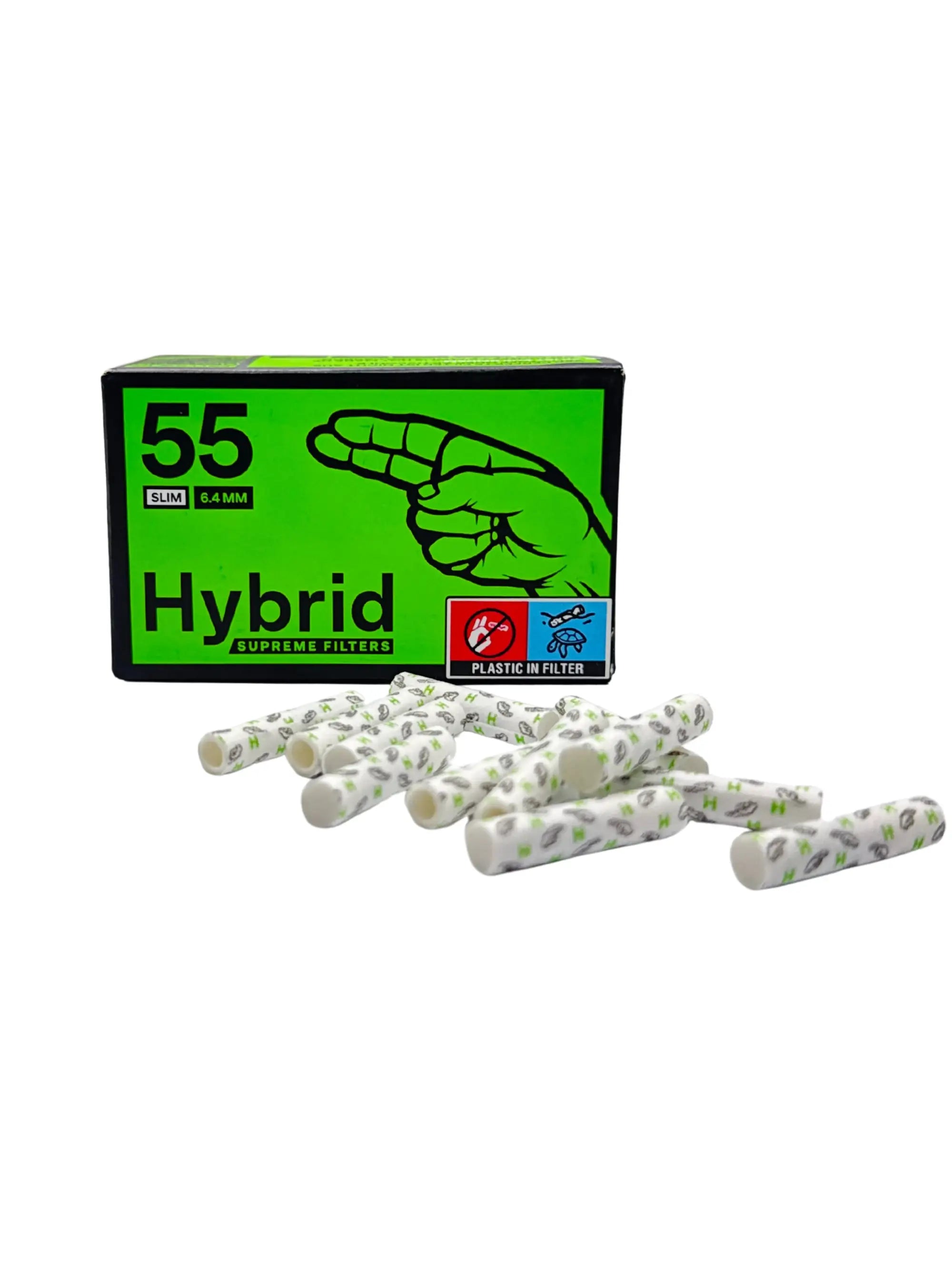Hybrid Supreme Aktivkohlefilter Classic Box Ø 6,4 mm 55 Stück