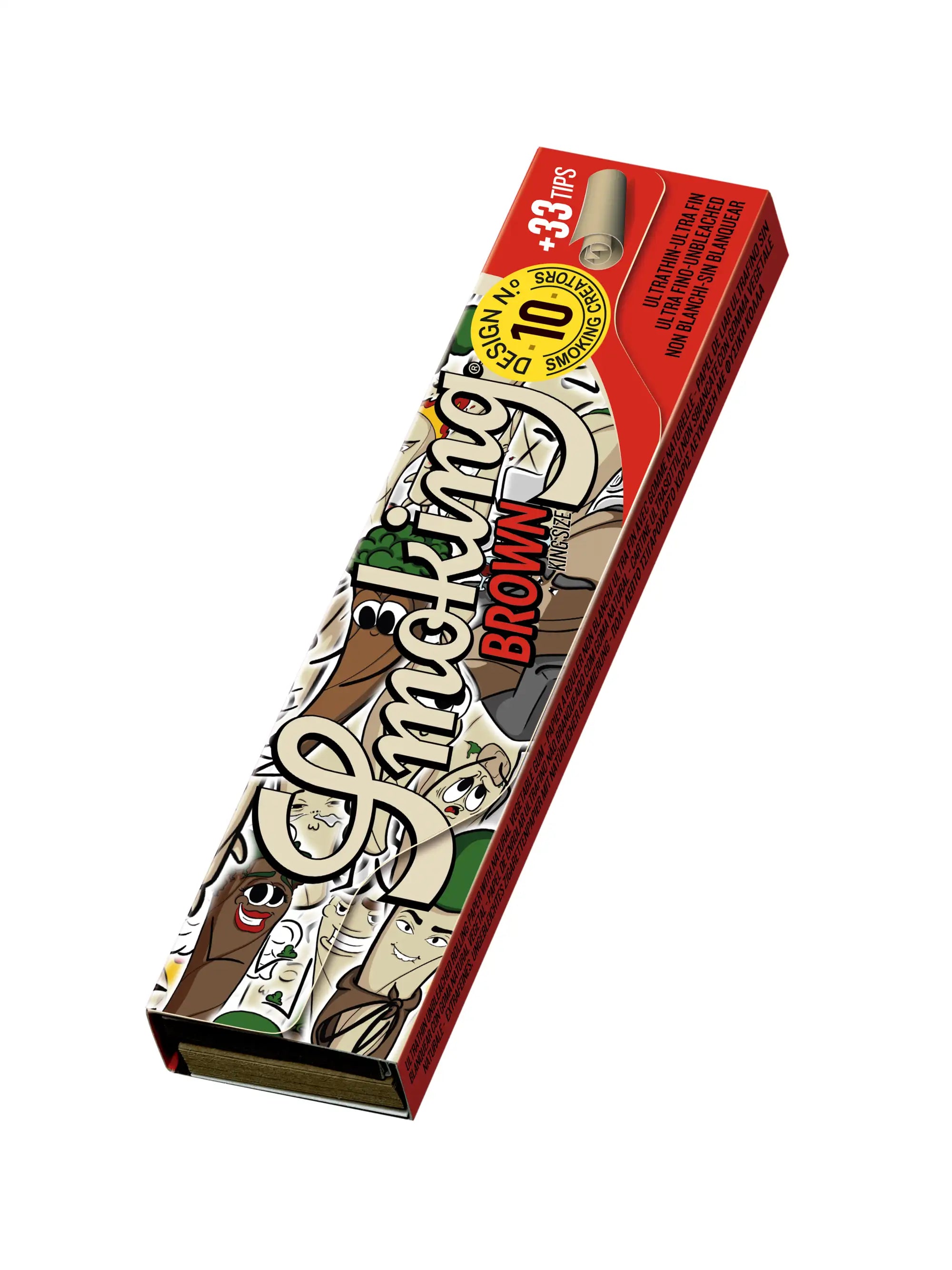 Smoking Brown King Size Papers + Tips "Creator" Edition 10