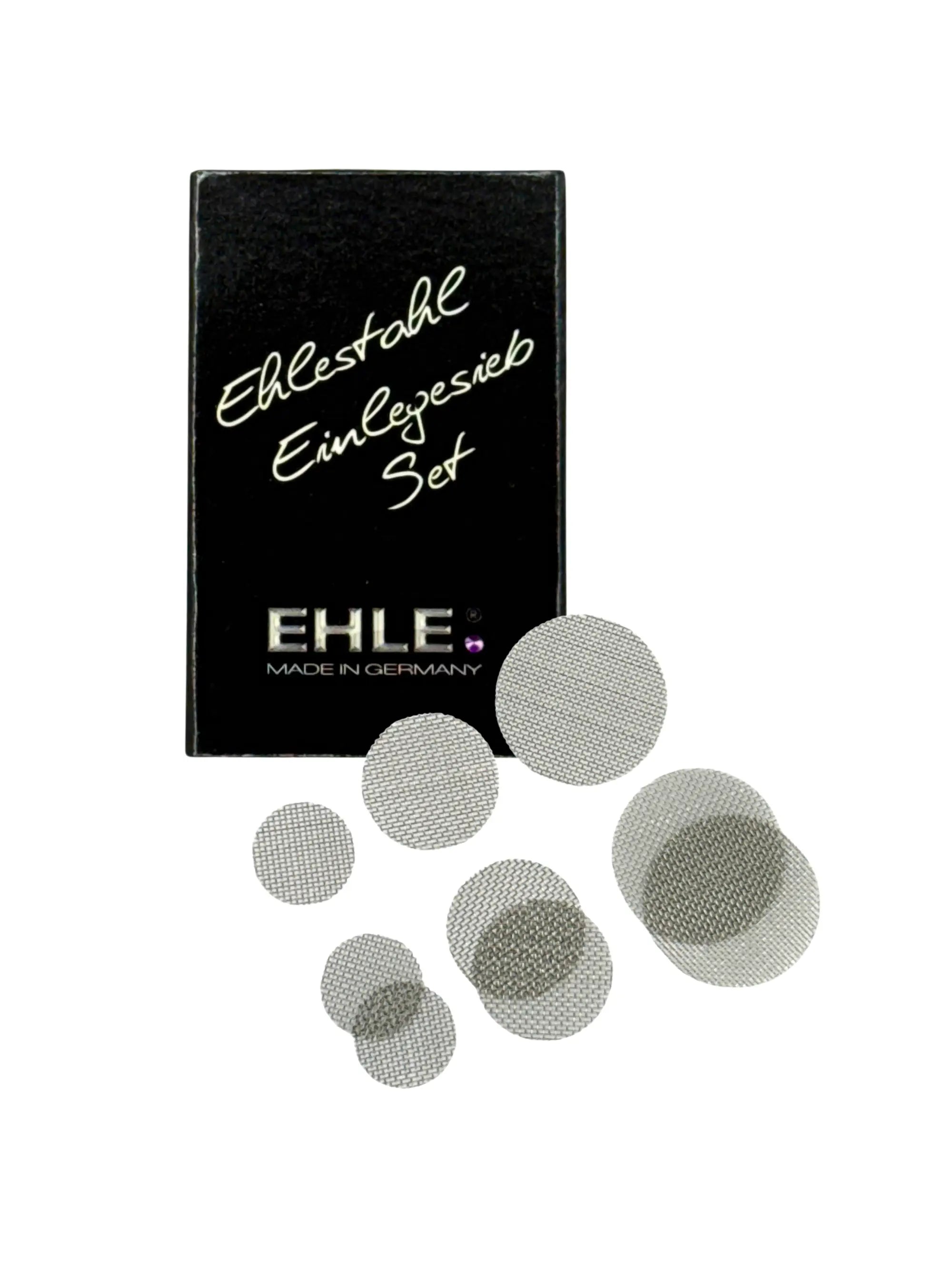 EHLE. Edelstahl Einlegesieb Set 3 Größen je 3 x Ø 15mm, 20mm, 25mm