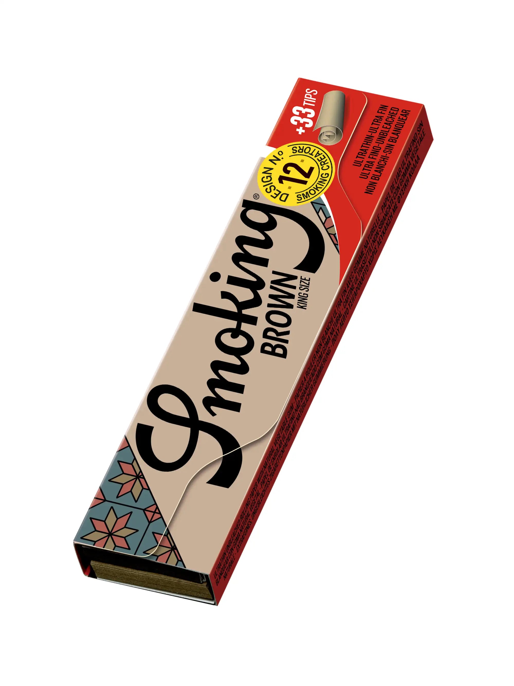 Smoking Brown King Size Papers + Tips "Creator" Edition 12