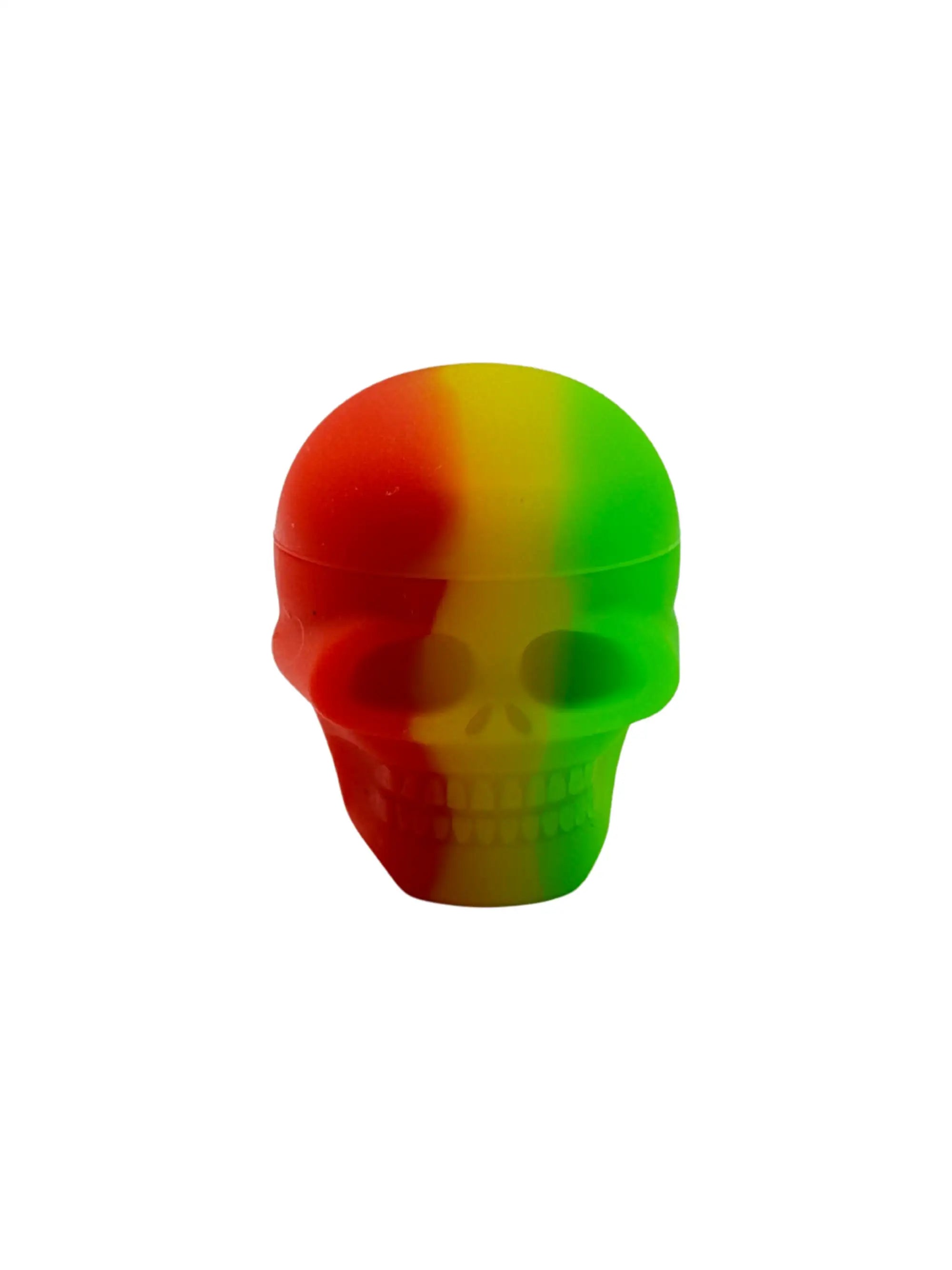 Qnubu Silikonbehälter Lion Rasta Skull