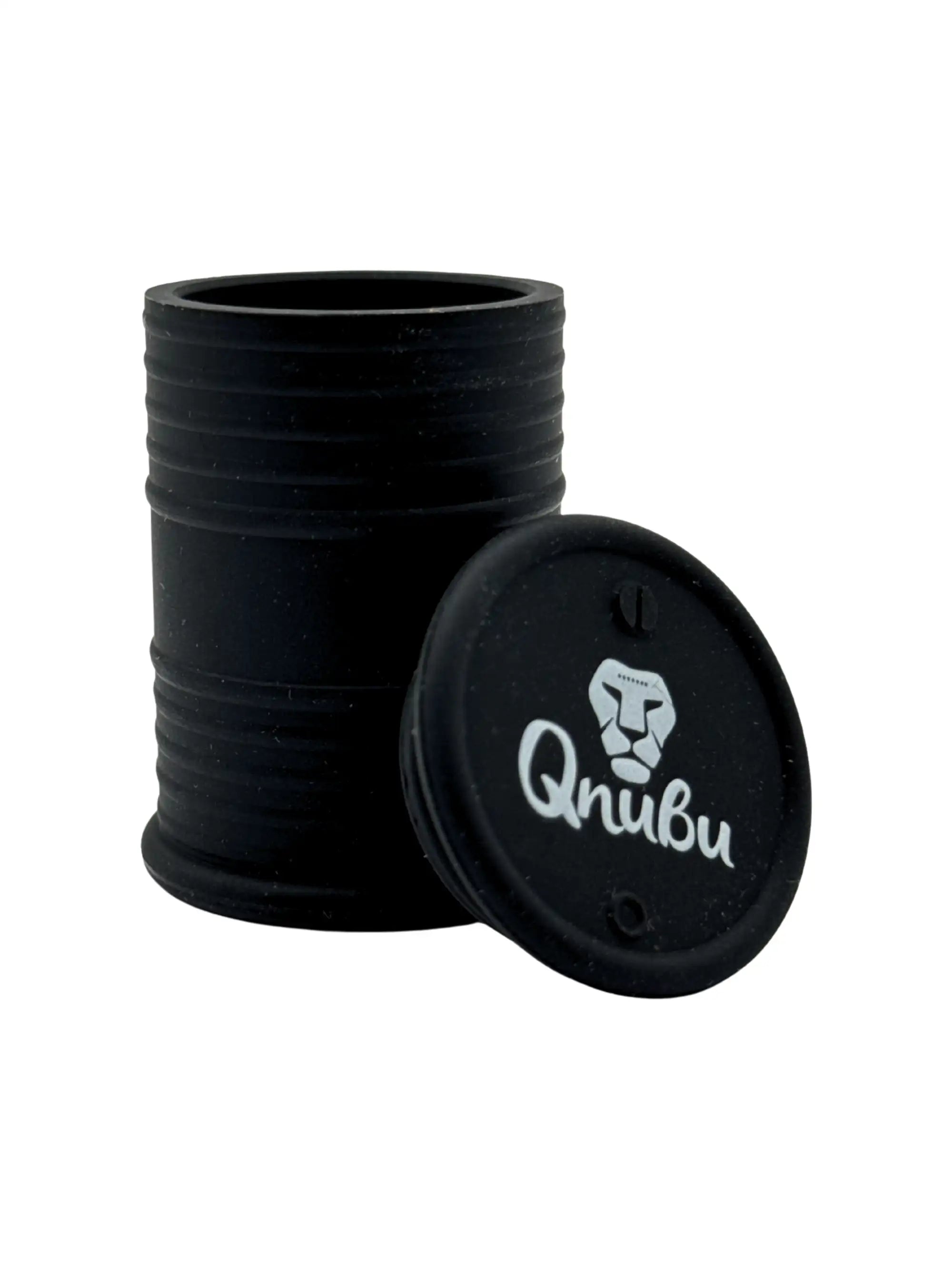 Qnubu Silikonbehälter Lion Container Schwarz Ø 33 mm