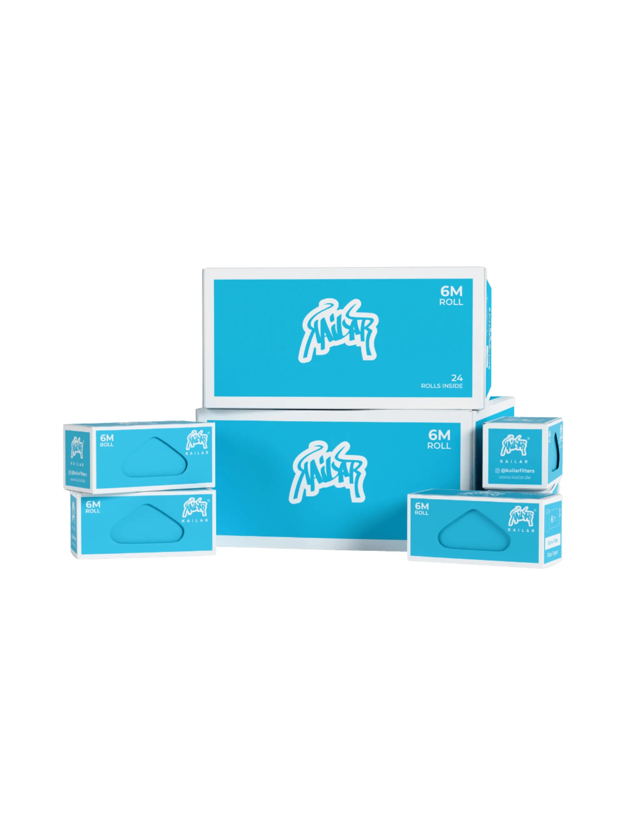 Kailar Papers Rolls 6m Blau