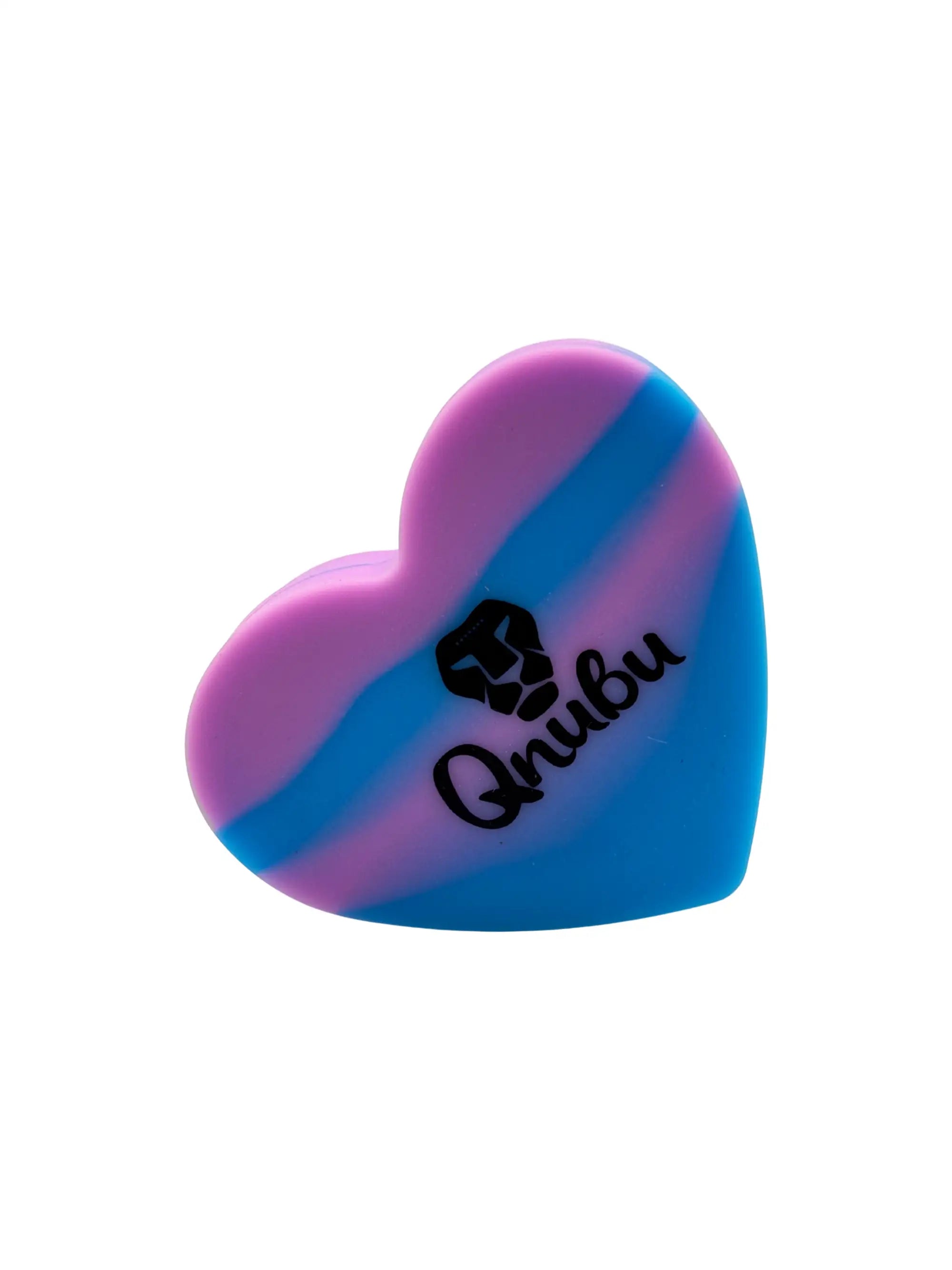 Qnubu Silikonbehälter Lion Heart Grün-Pink / Blau-Rosa
