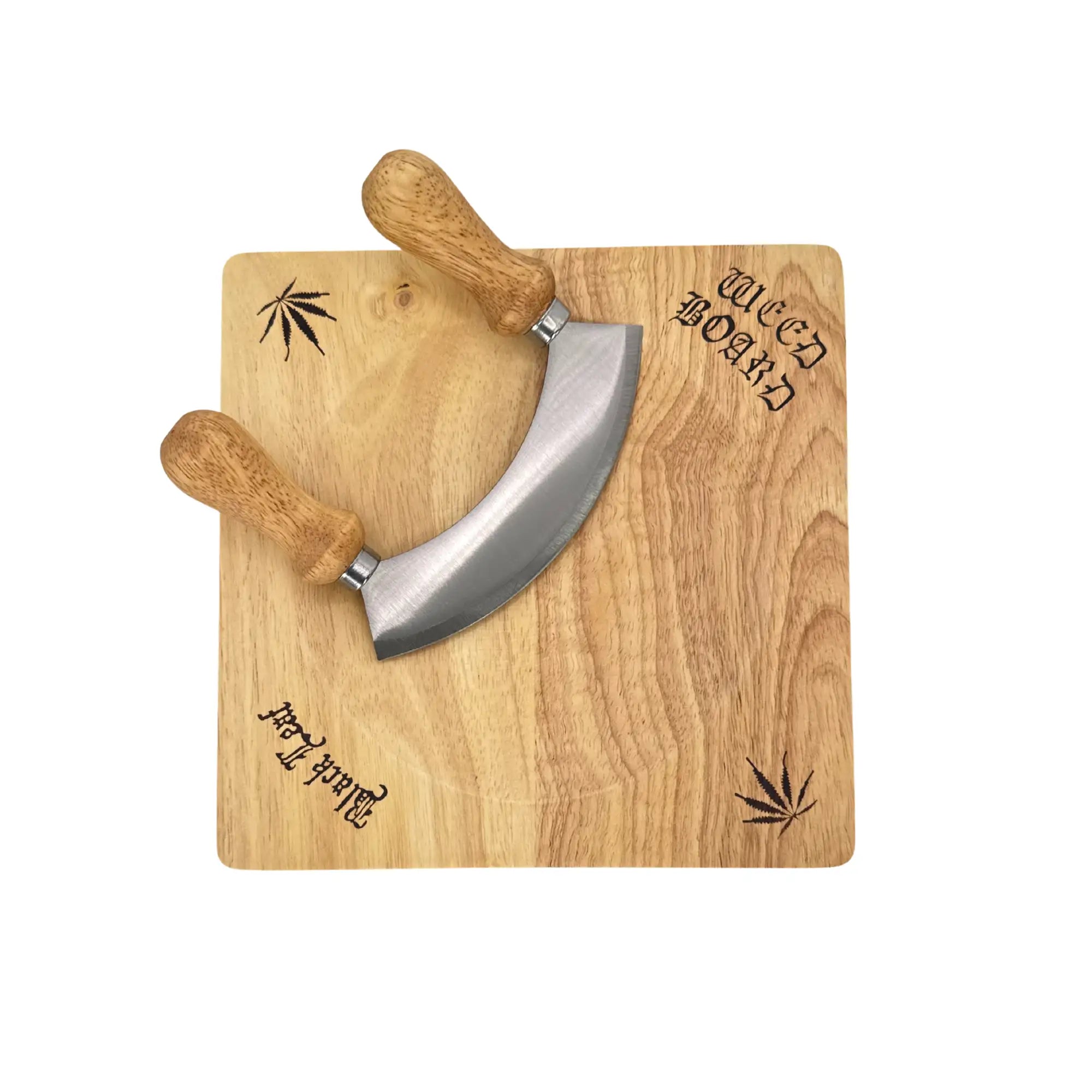 Black Leaf Weed Board mit Wiegemesser