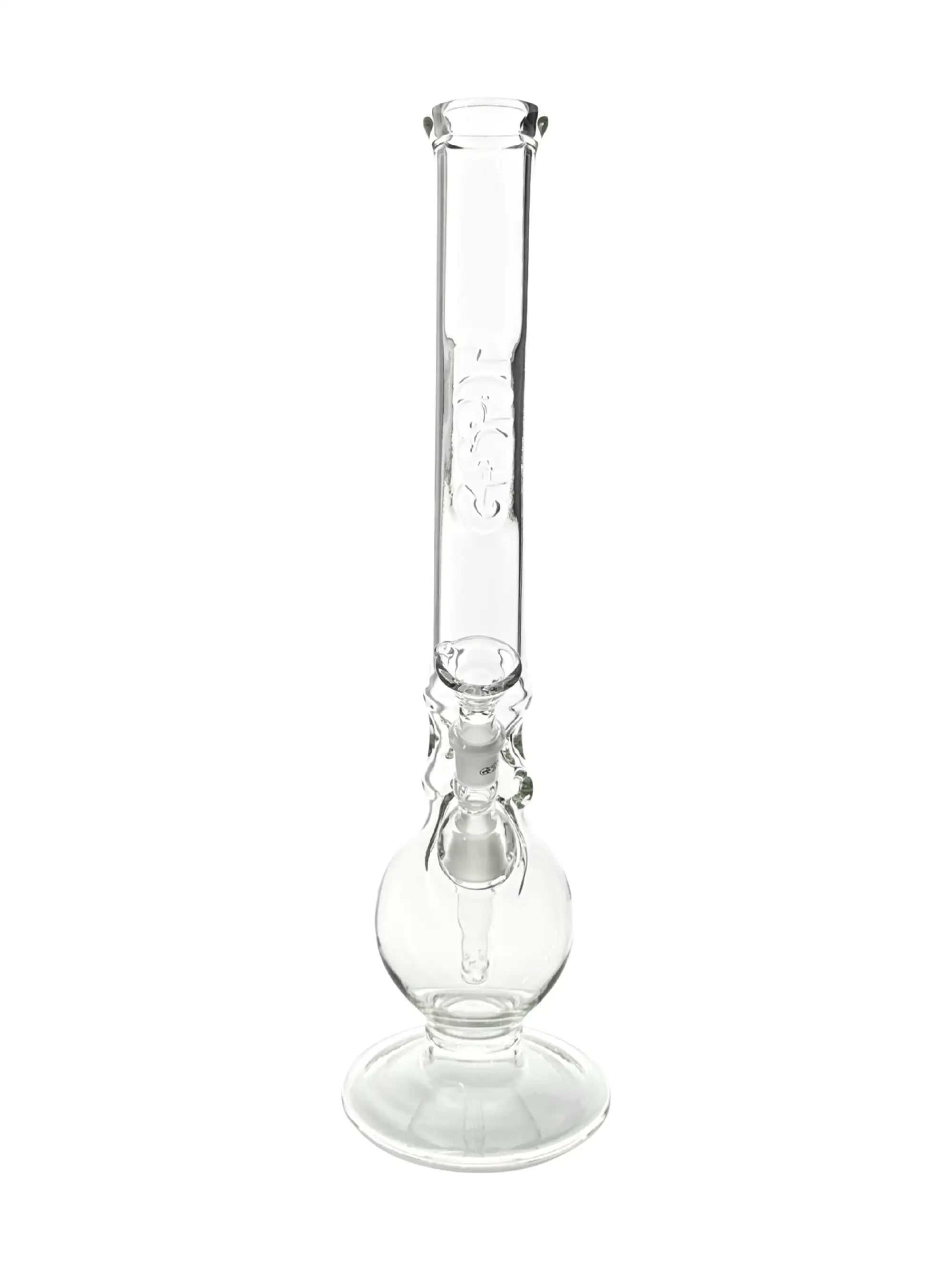 G-SPOT Ringball Bong Flame Polished NS18.8 mit Eiskerben