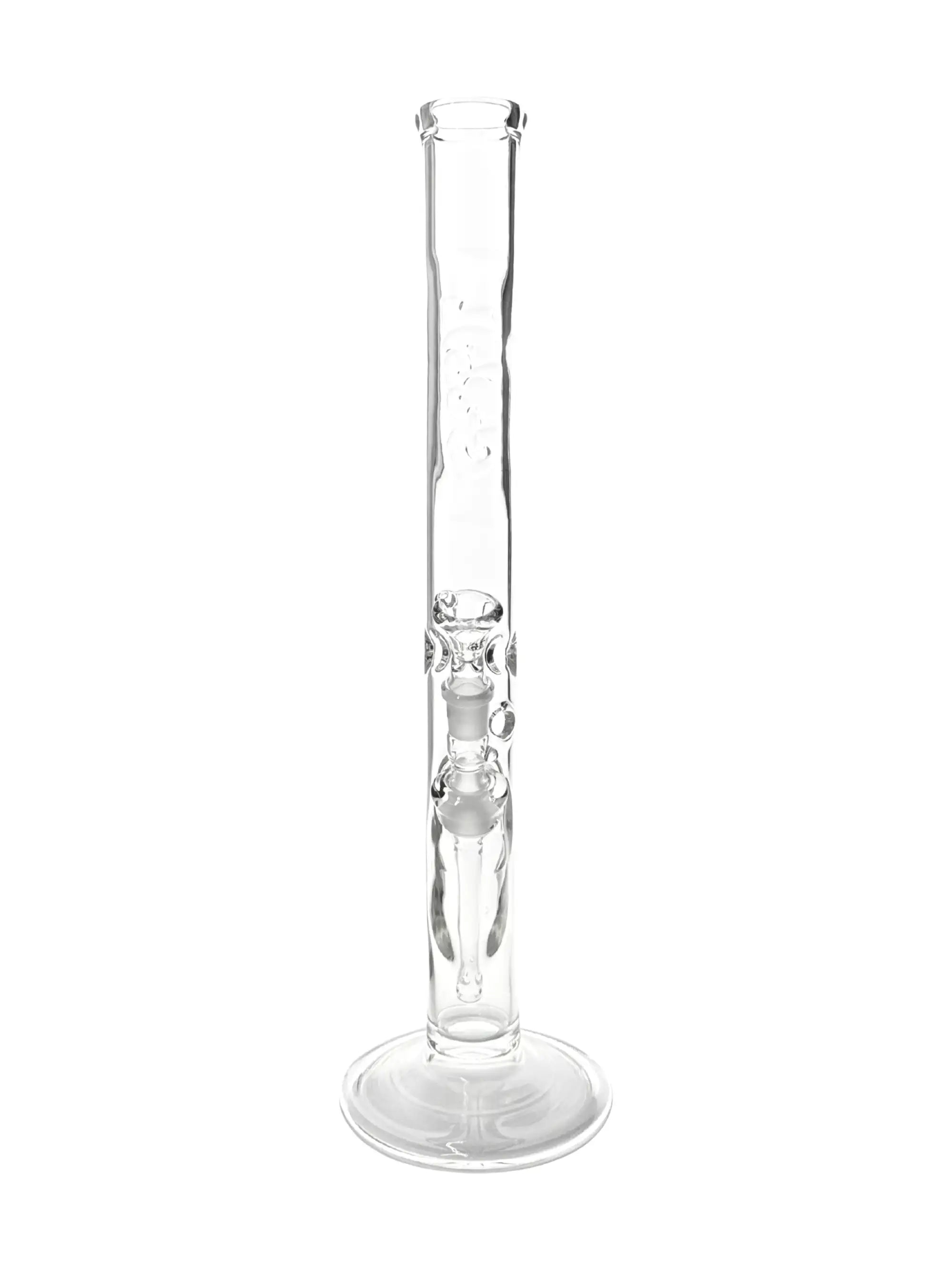 G-SPOT Zylinderbong Flame Polished NS18.8 mit Eiskerben