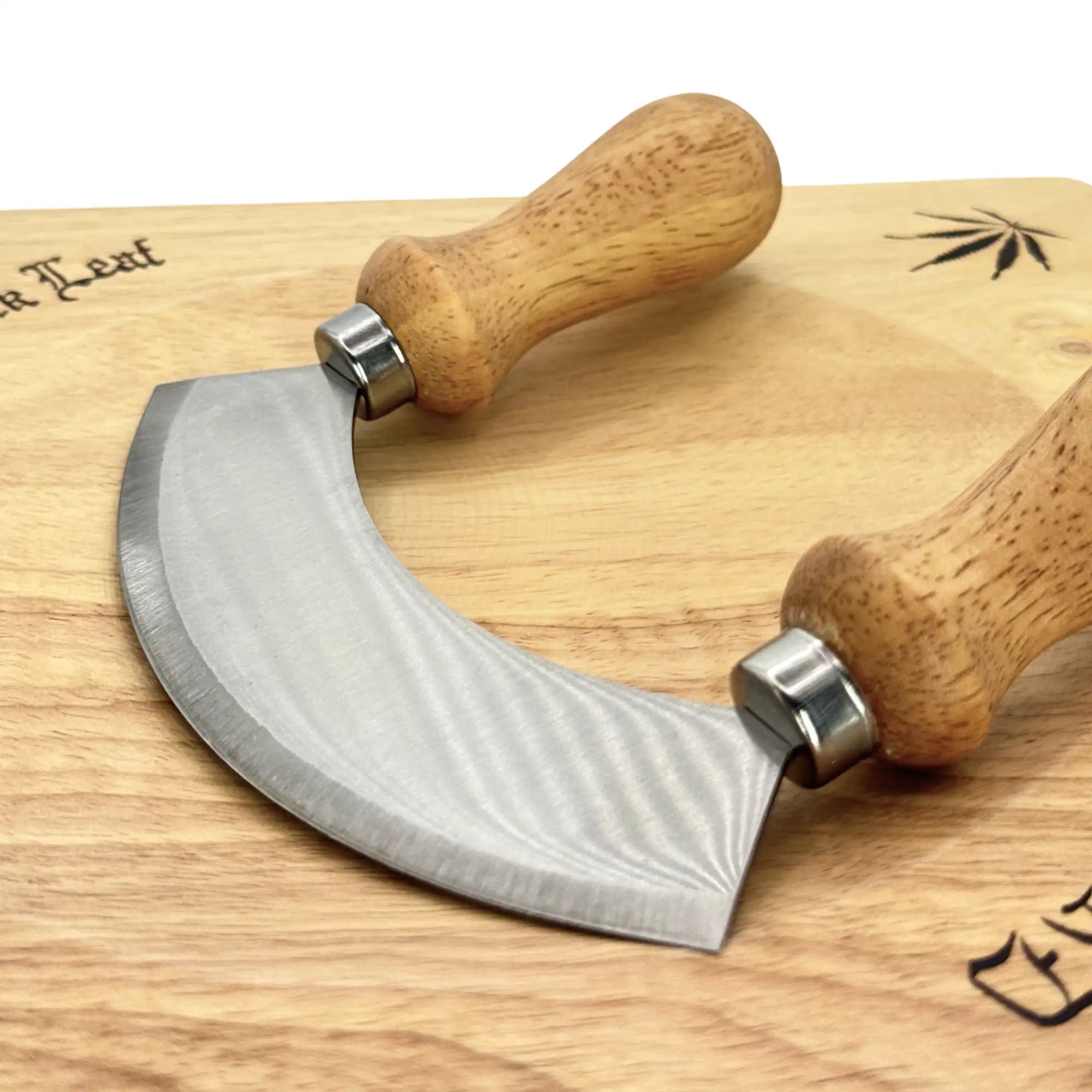 Black Leaf Weed Board mit Wiegemesser