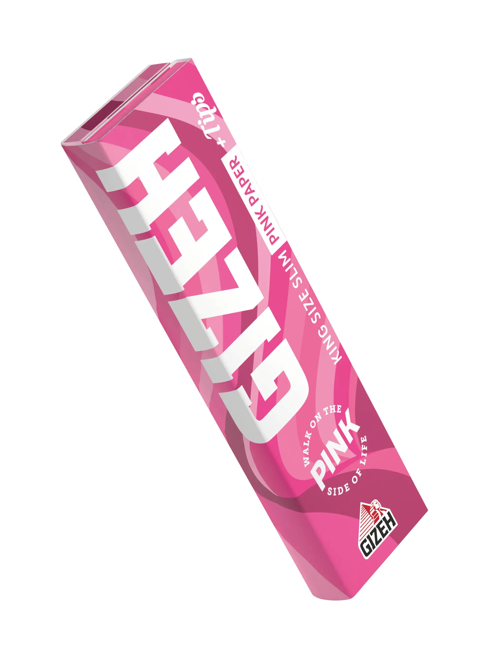 GIZEH All Pink King Size Slim 34 Blatt + 34 Tips