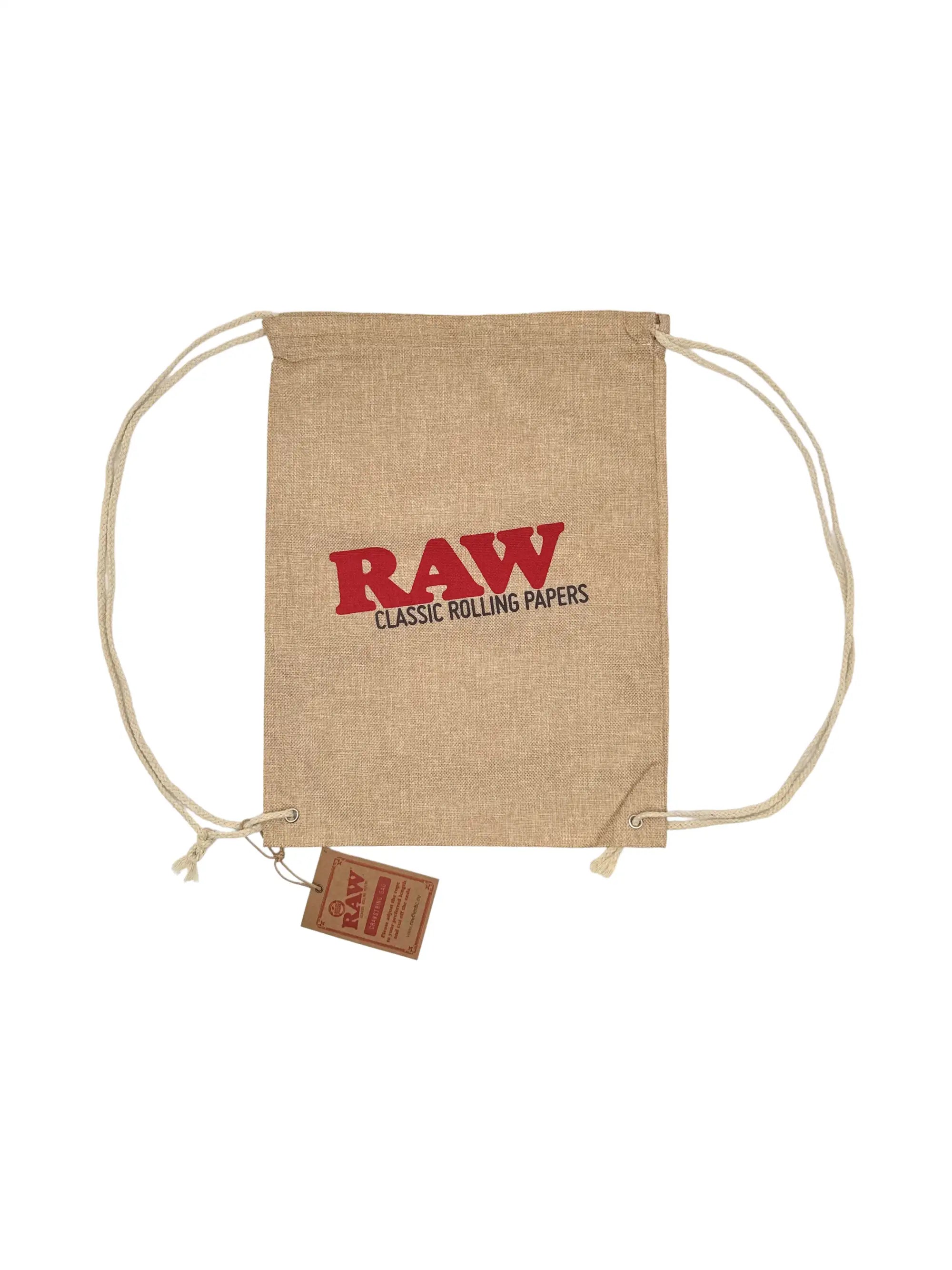 RAW Drawstring Bag Kordelzugbeutel Tan