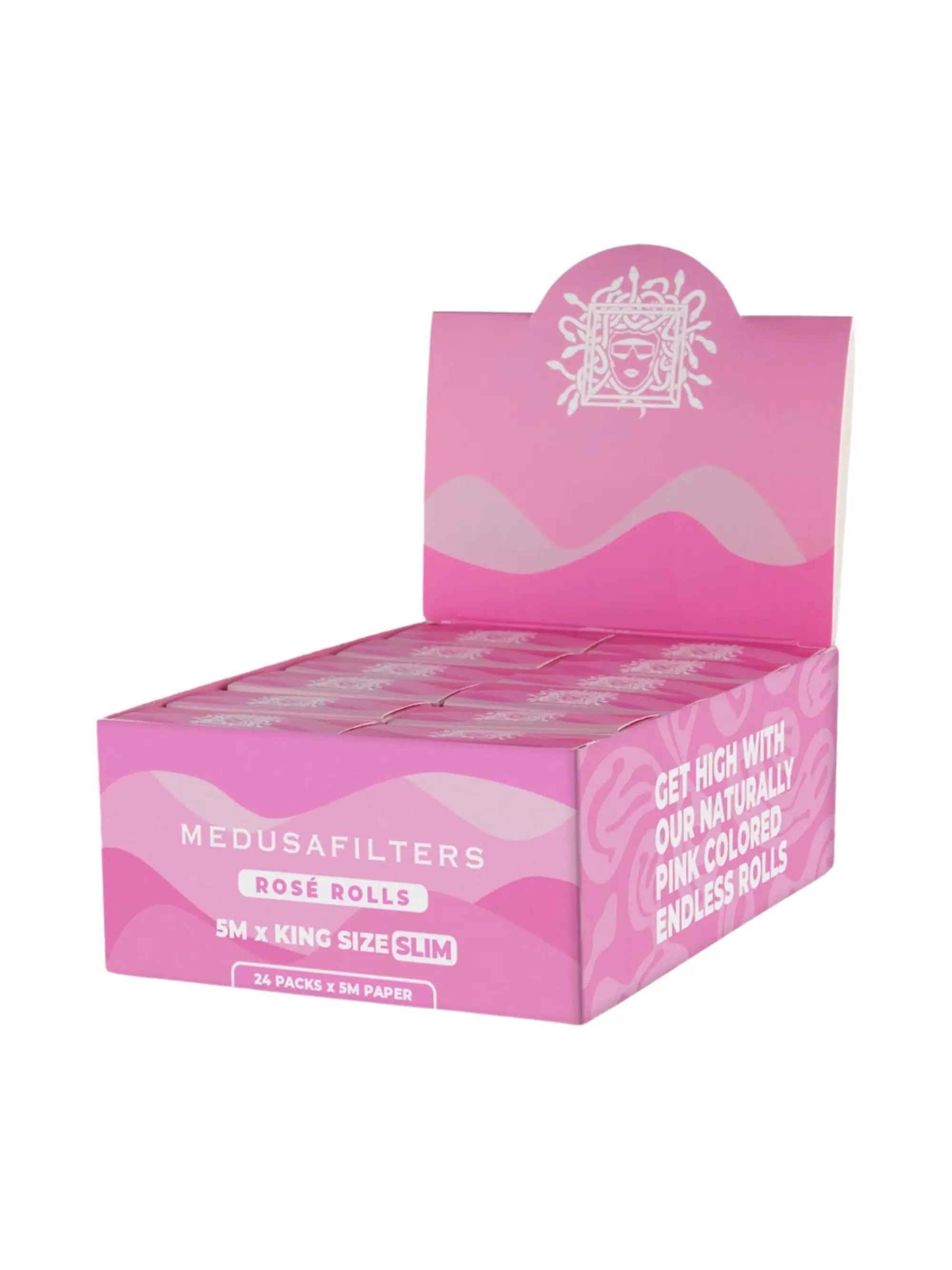 Medusafilters King Size Slim Rolls Rosé 6m x 4cm