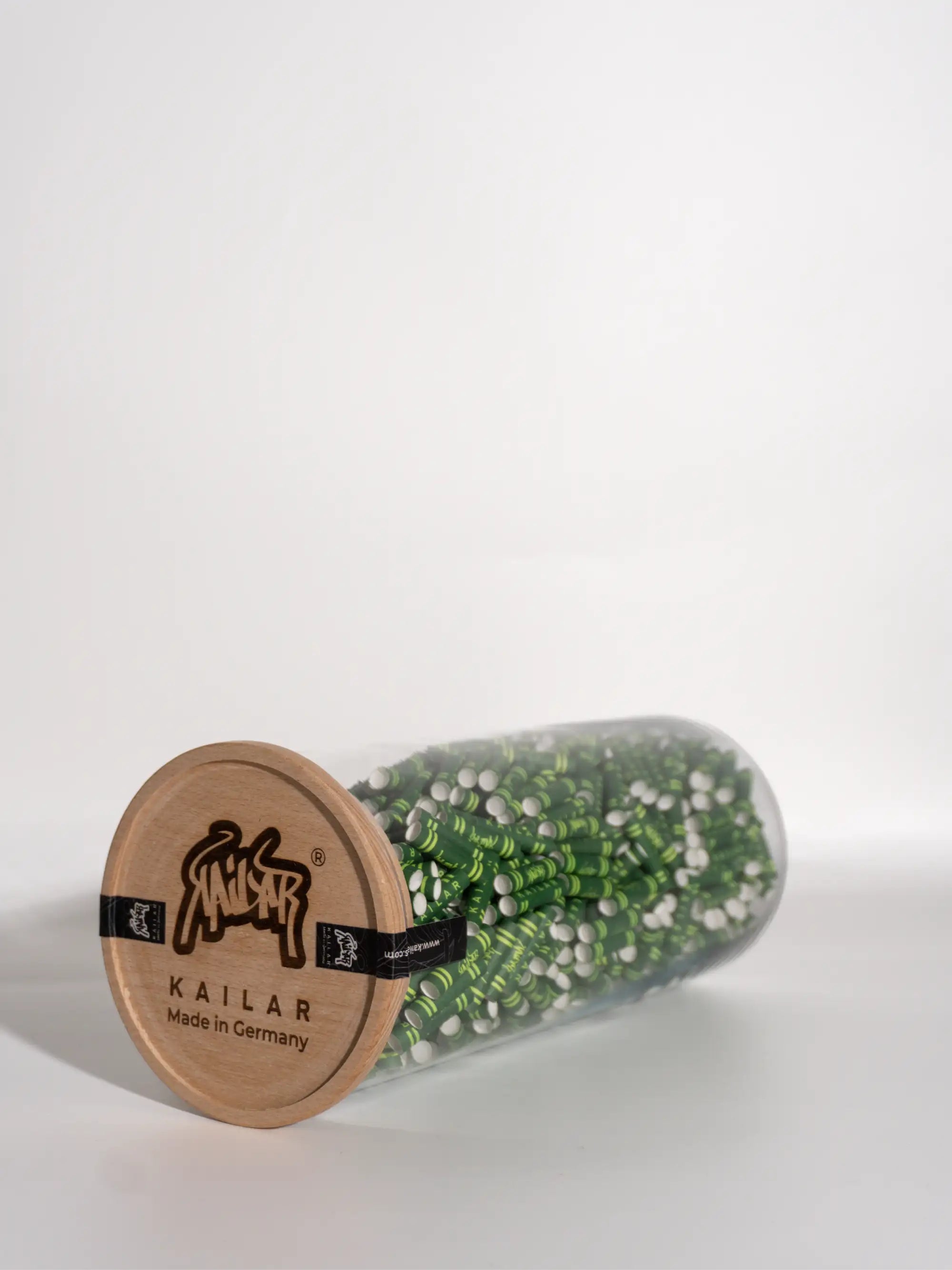 Kailar Aktivkohlefilter Ø 5,9 mm Grün 825 Stück im Glas