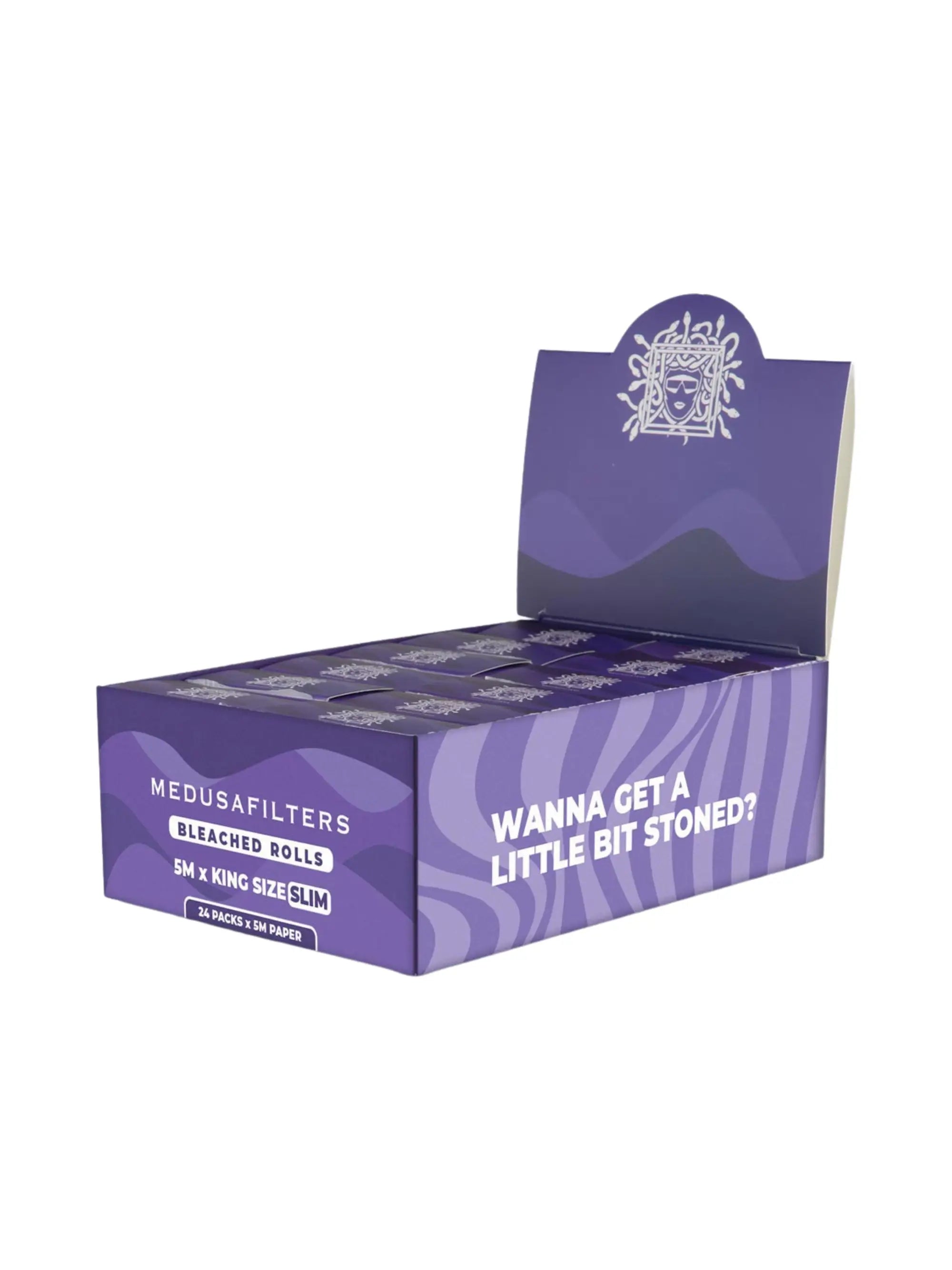 Medusafilters King Size Slim Rolls Bleached 6m x 4cm