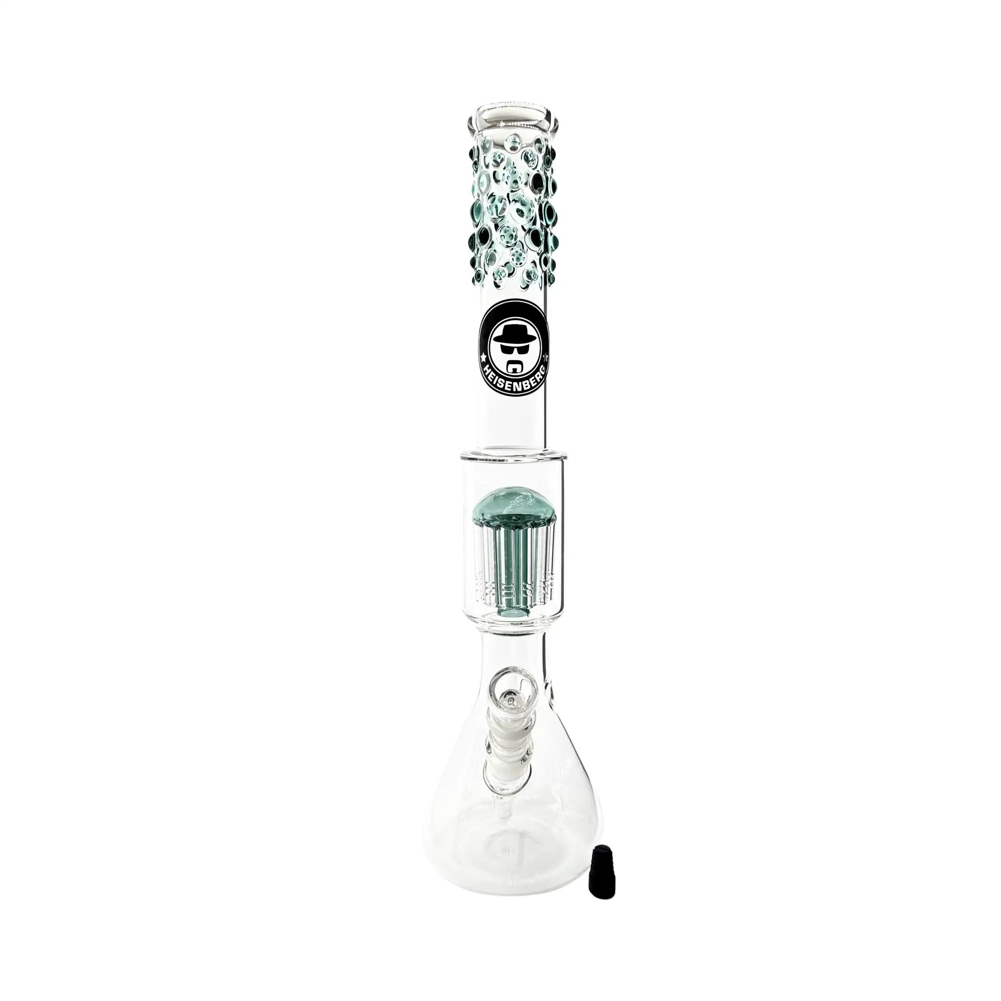 HNBG Beaker Bubble 12 Arm Perc Darkgreen