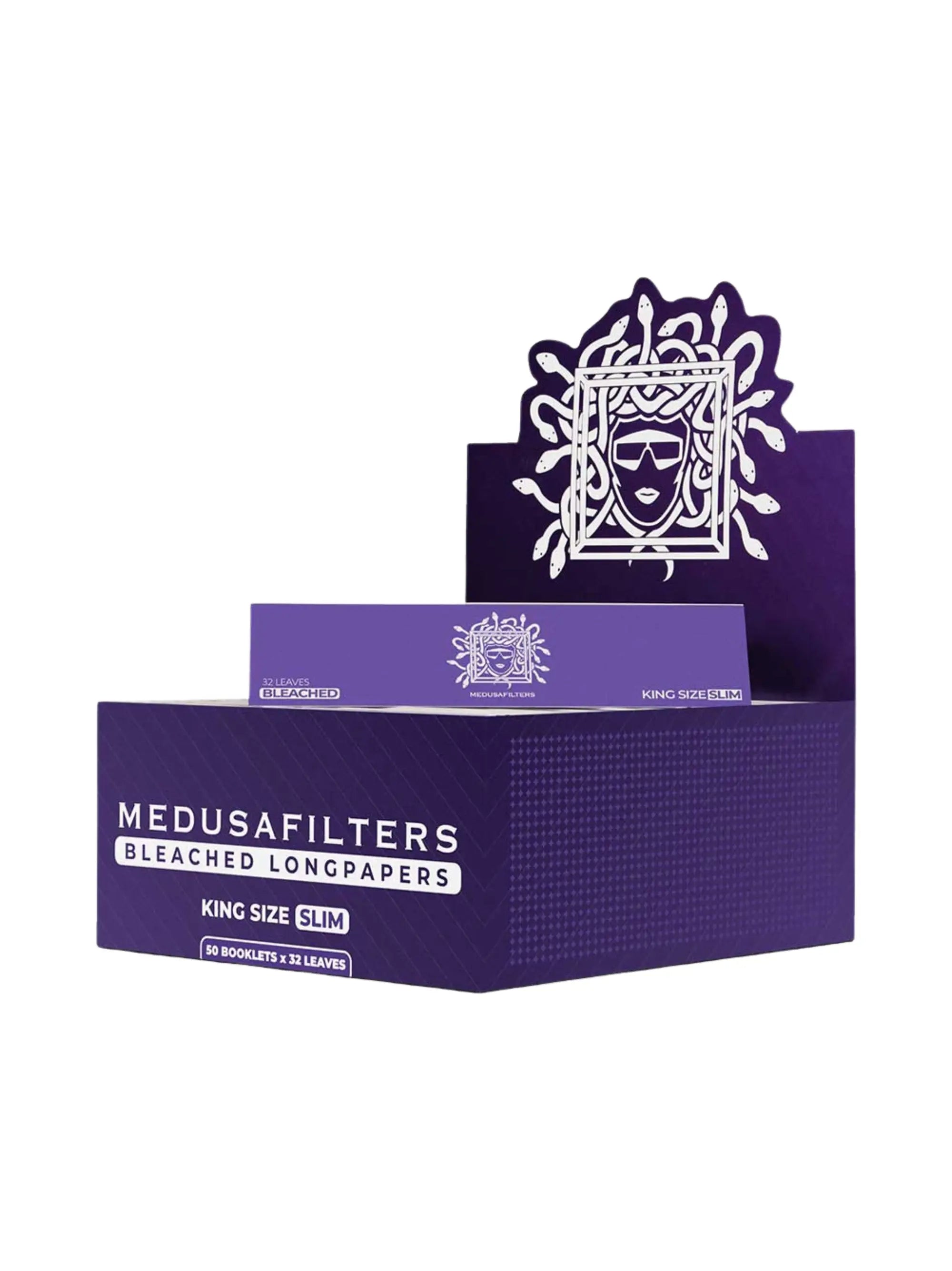 Medusafilters Longpapers King Size Slim Bleached 32 Blatt