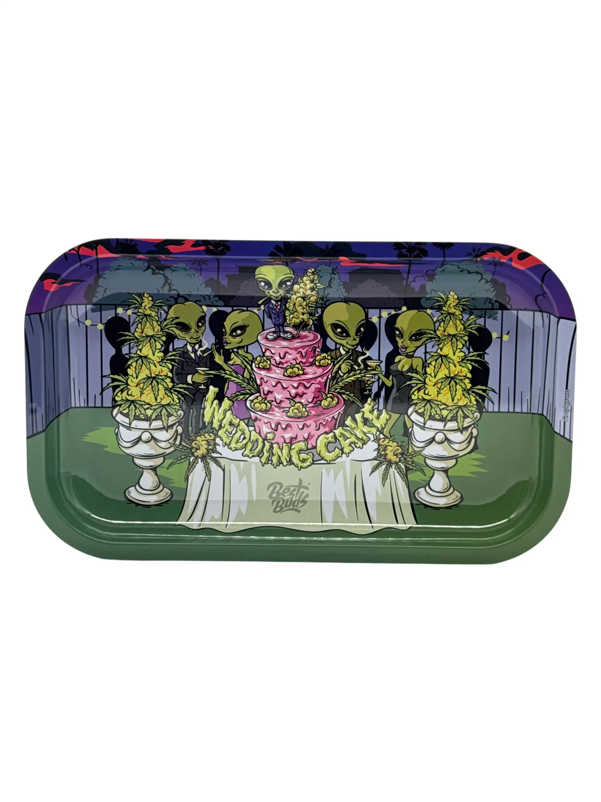 Best Buds Rolling Tray Wedding Cake