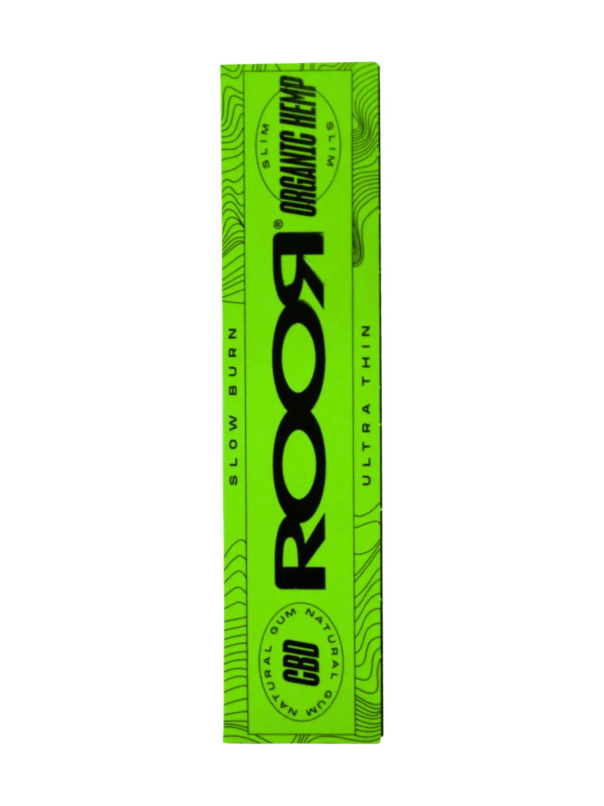 ROOR Organic Hemp Ultra Slim Papers Display 50 Hefte