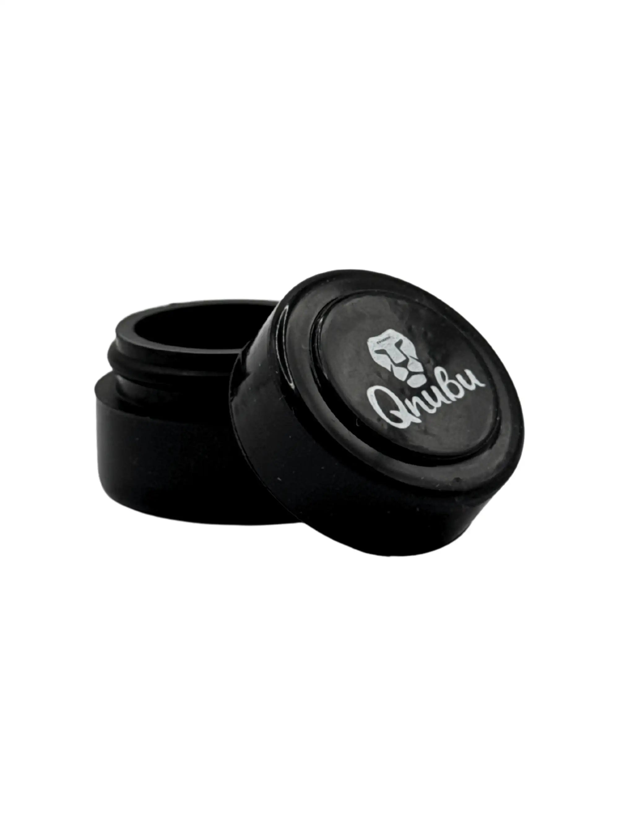 Qnubu Silikonbehälter Lion Schwarz Ø 23 mm