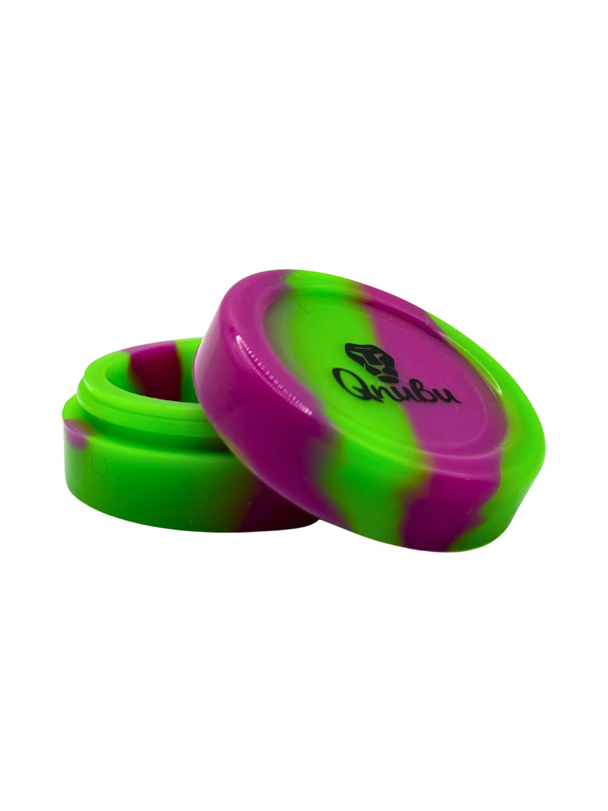 Qnubu Silikonbehälter Lion Green-Purple