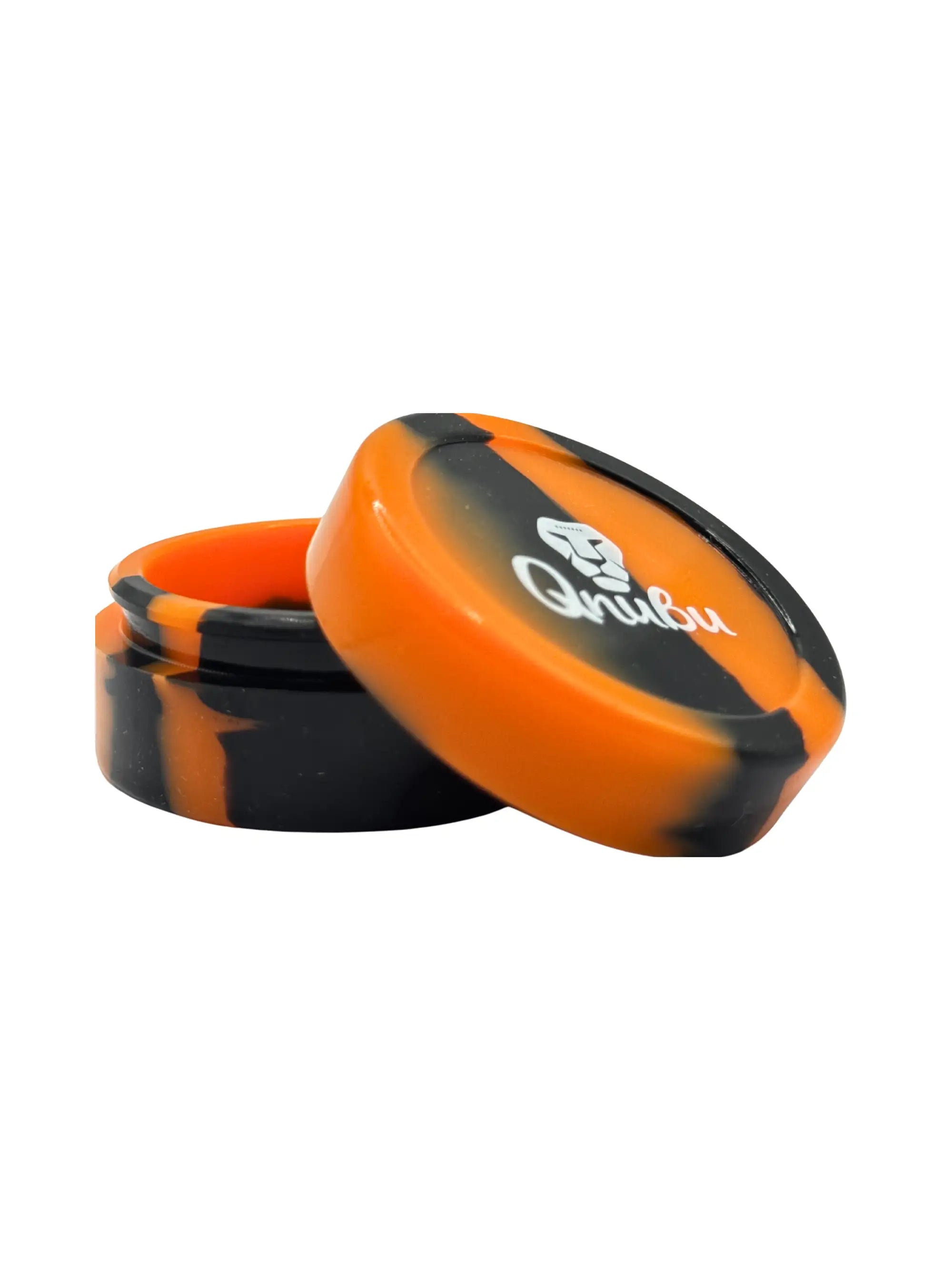 Qnubu Silikonbehälter Lion Orange-Schwarz Ø 55 mm