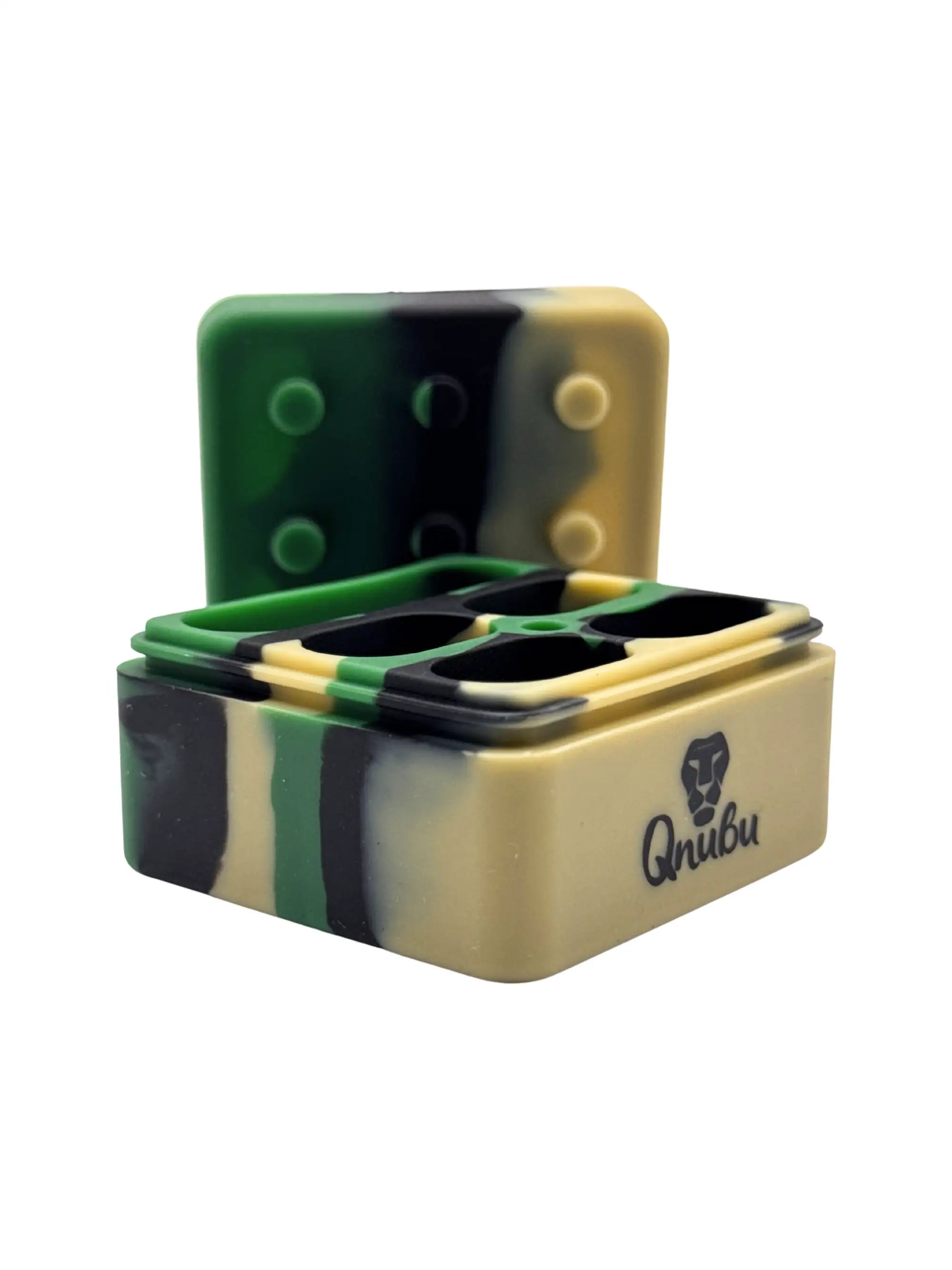 Qnubu Silikonbehälter Lion Legostein Camouflage Ø 50 mm