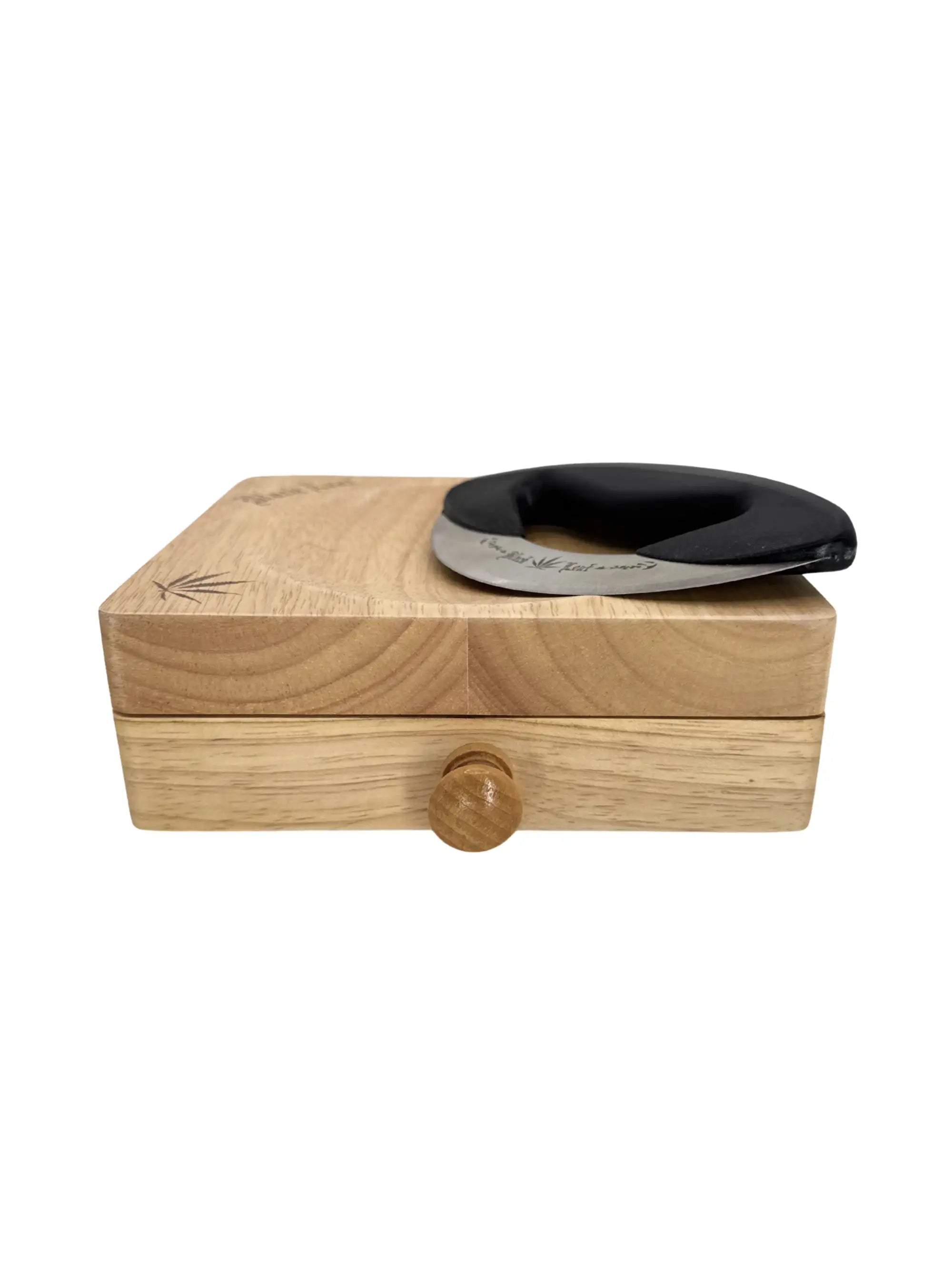 Black Leaf Weedboard mit Schublade und Wiegemesser