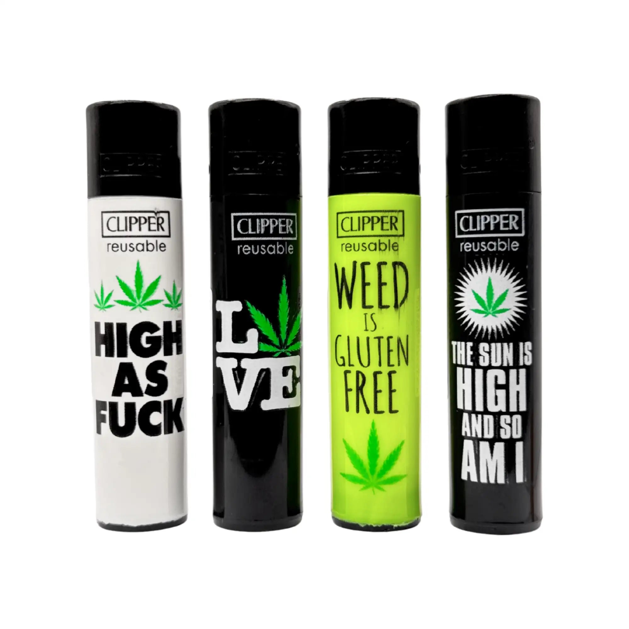 Clipper Feuerzeuge Weed Statements #15 Serie