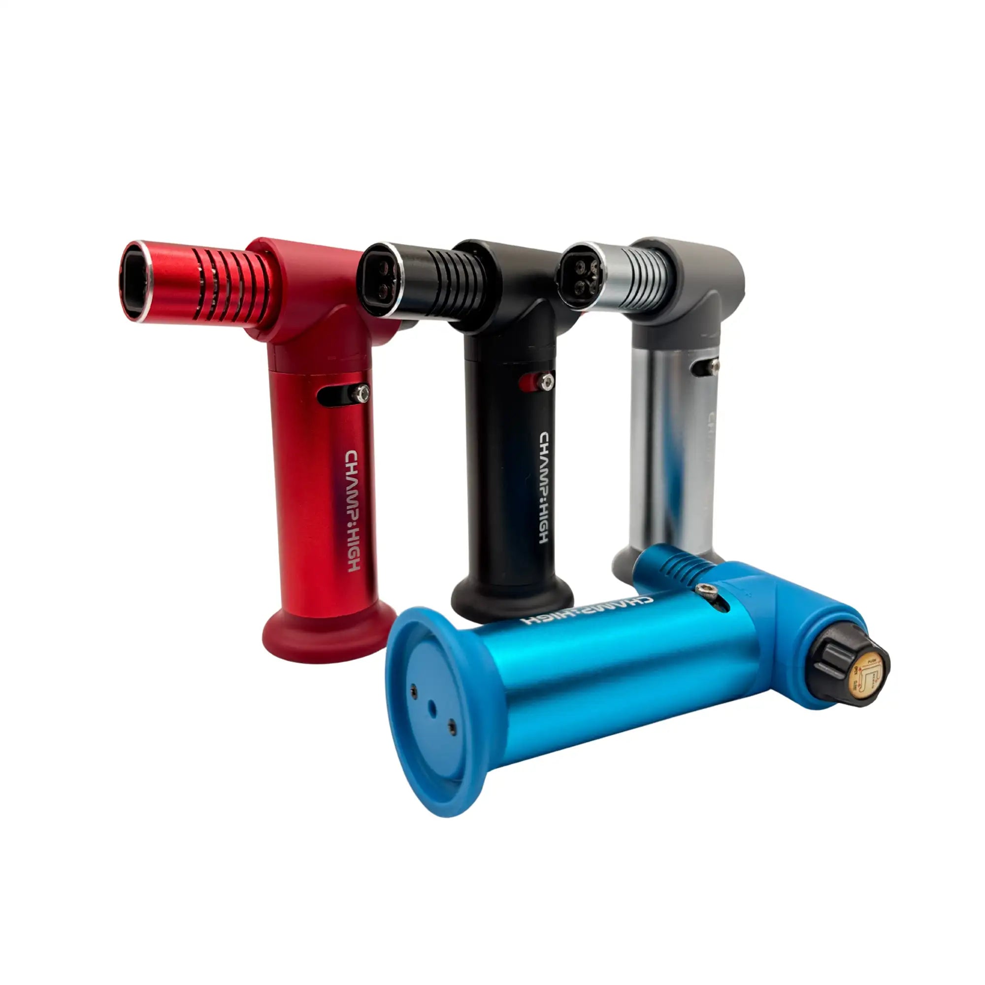 Feuerzeug Champ High 4 Blue Flames Table Lighter