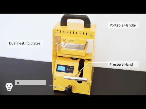 Qnubu Press Pro 6 T Hydraulische Rosin-Presse 12 × 12 cm