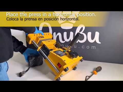 Qnubu Press Pro Hydraulic 2 Ton – Manuelle Rosin-Presse 6 × 12 cm