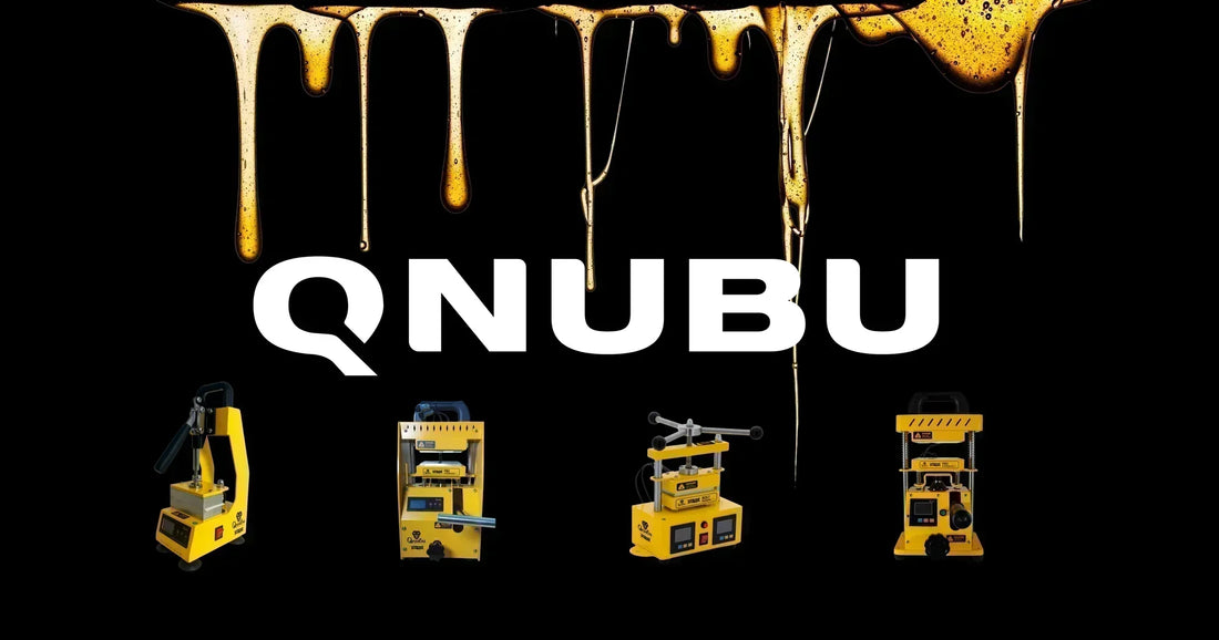 Qnubu Rosin Pressen im Überblick mit Logo