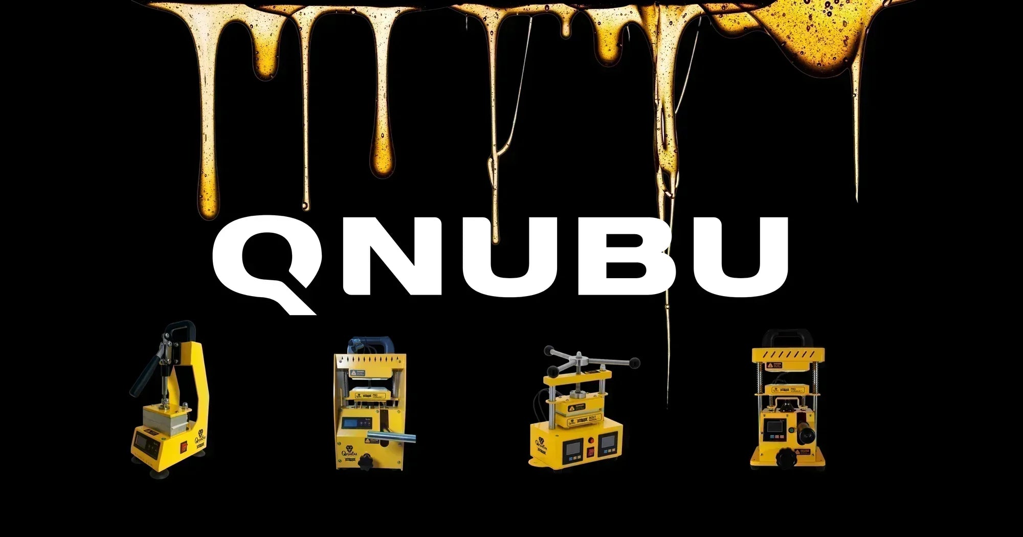 Qnubu Rosin Pressen im Überblick mit Logo