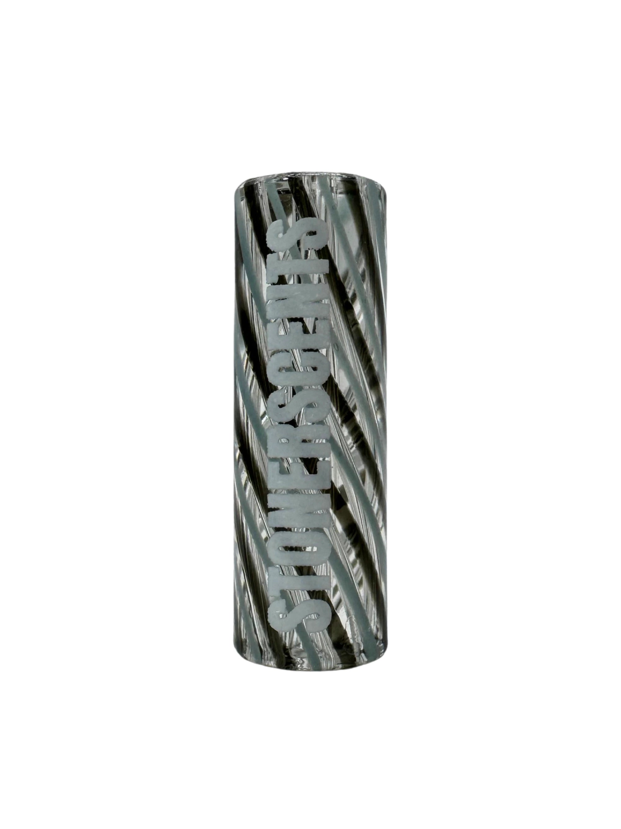 STONERSCENTS Glasfilter – Slim Twist Blue Black, Ø 10 mm